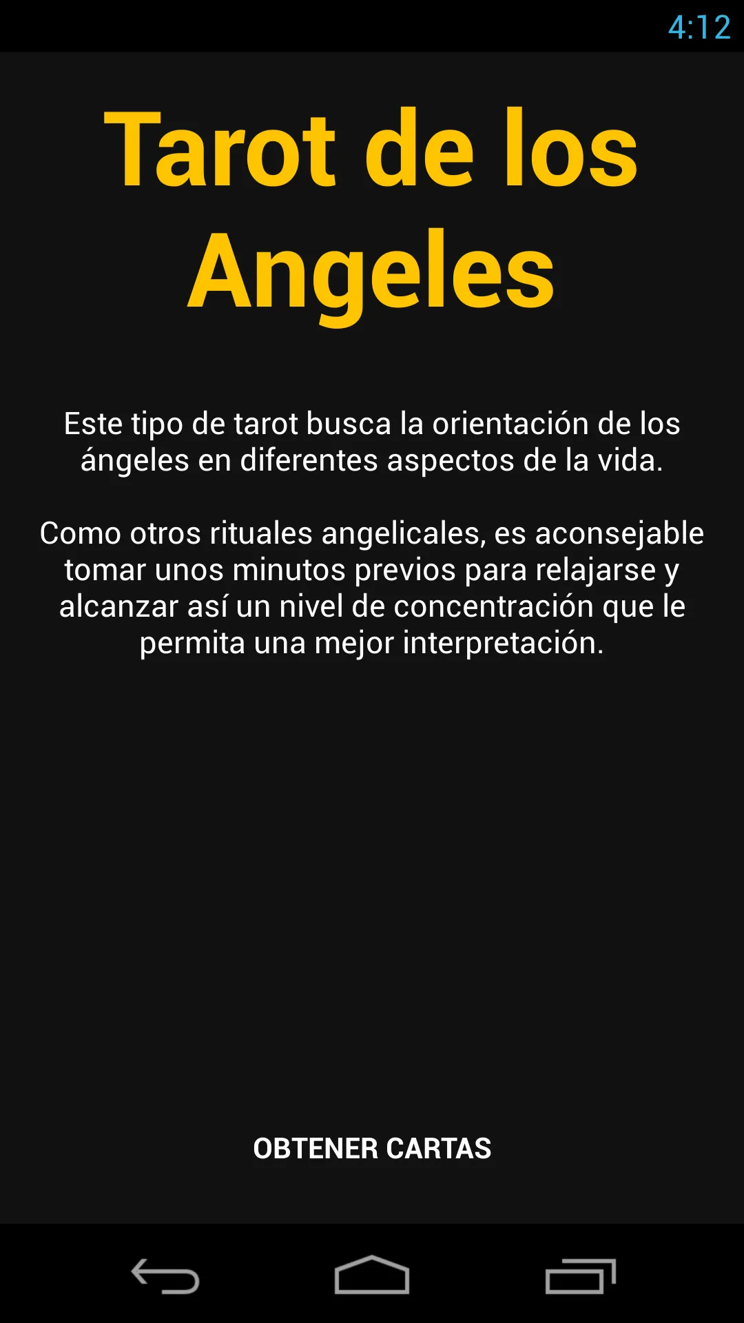 Tarot de los Angeles | Indus Appstore | Screenshot