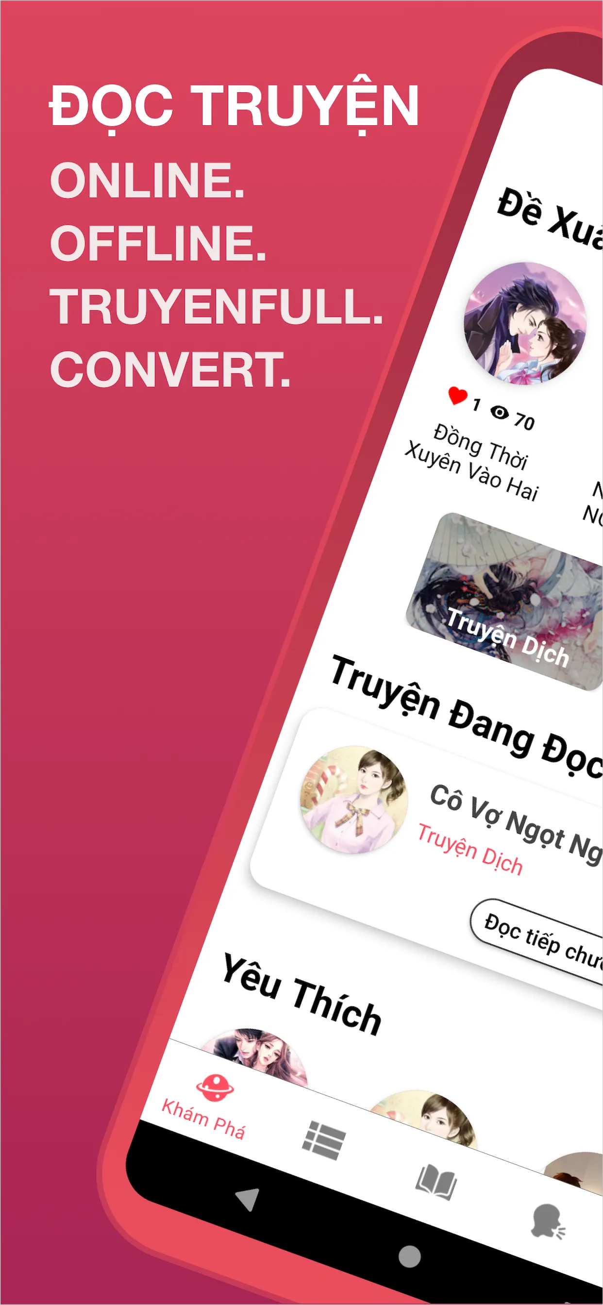 Đọc Truyện Offline - Ngôn Tình | Indus Appstore | Screenshot