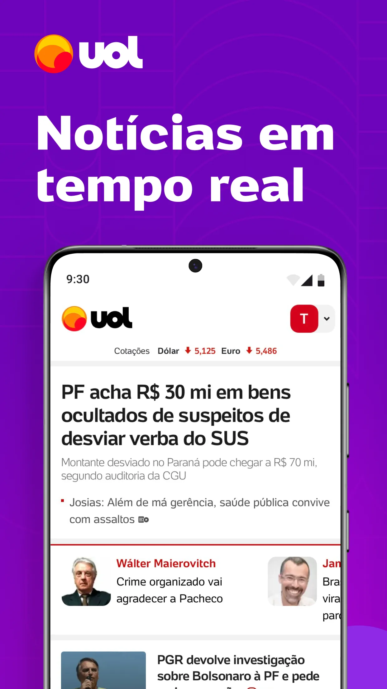 UOL: Notícias de política e + | Indus Appstore | Screenshot