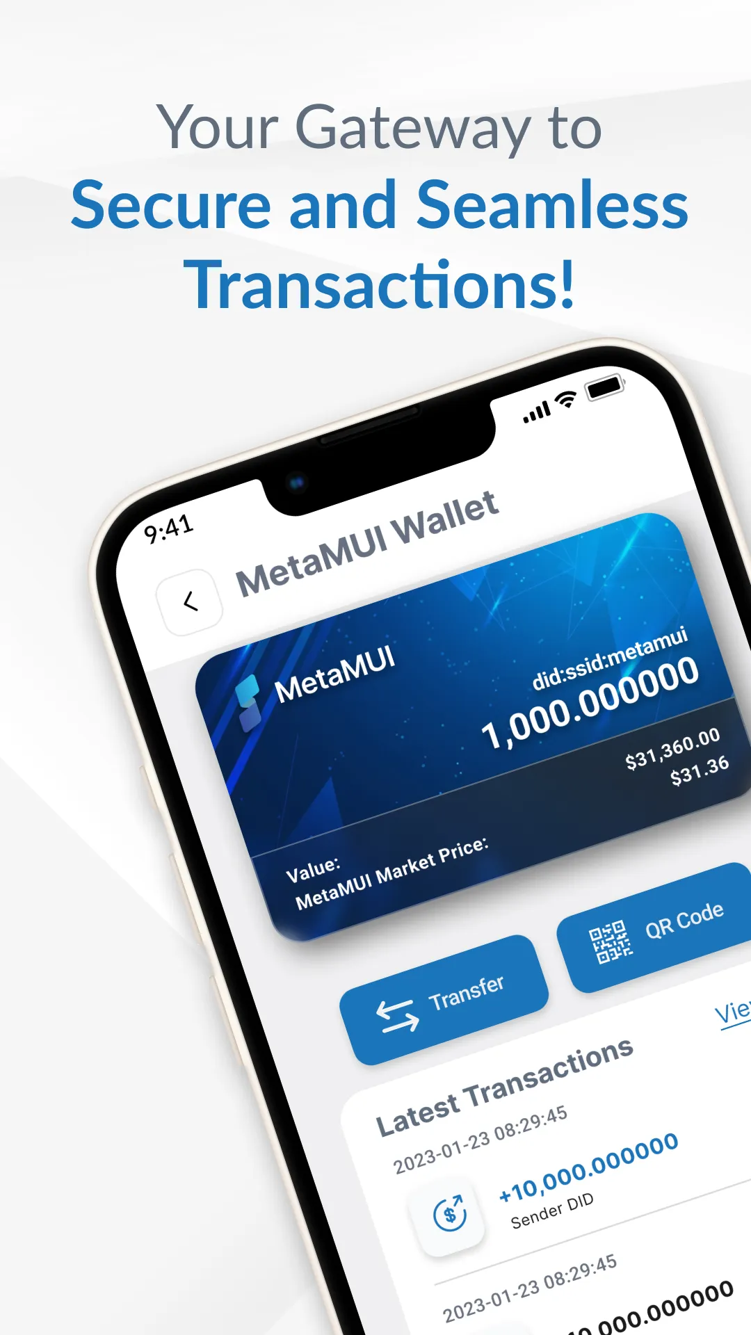 MetaMUI Wallet | Indus Appstore | Screenshot