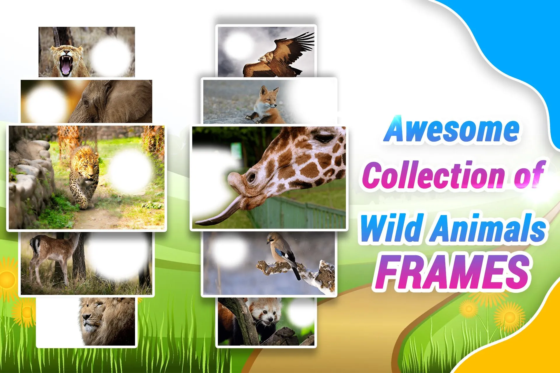 Wild Animal Photo Frame | Indus Appstore | Screenshot