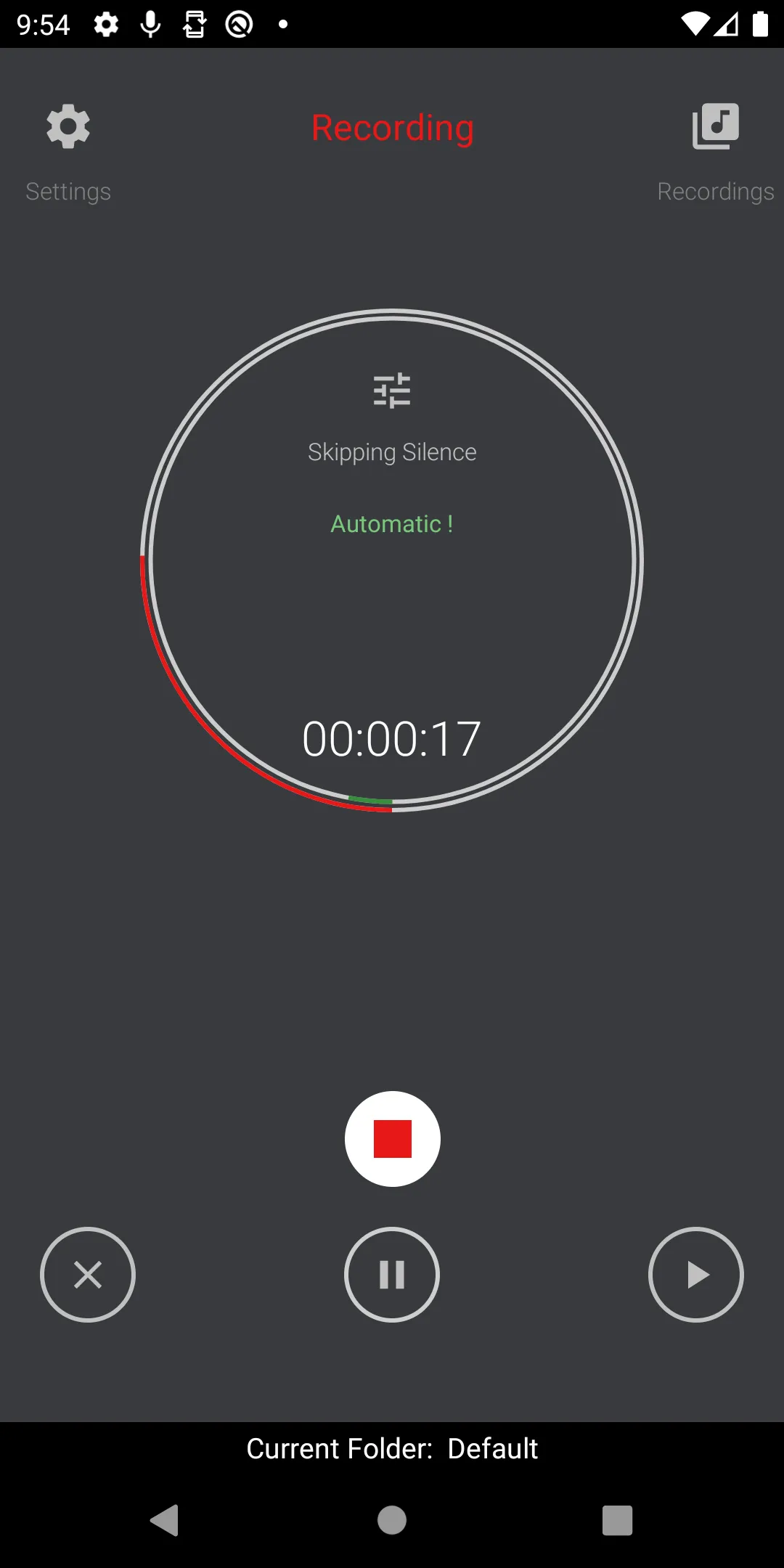 Skipping Silence Recorder | Indus Appstore | Screenshot