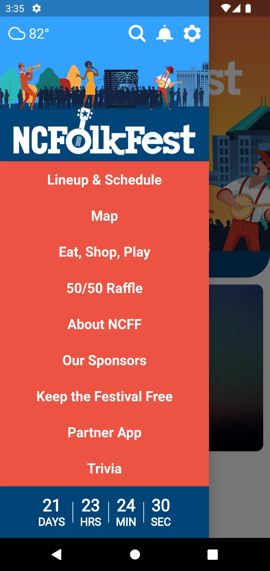 North Carolina Folk Festival | Indus Appstore | Screenshot