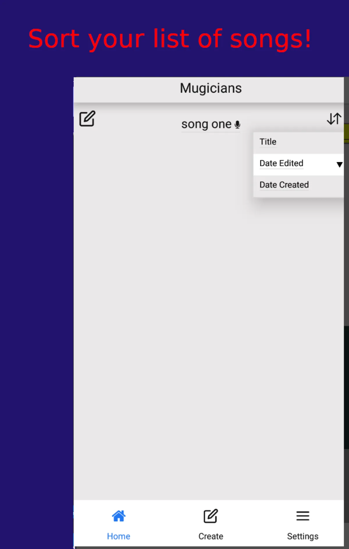 Mugicians, lyrics writer audio | Indus Appstore | Screenshot