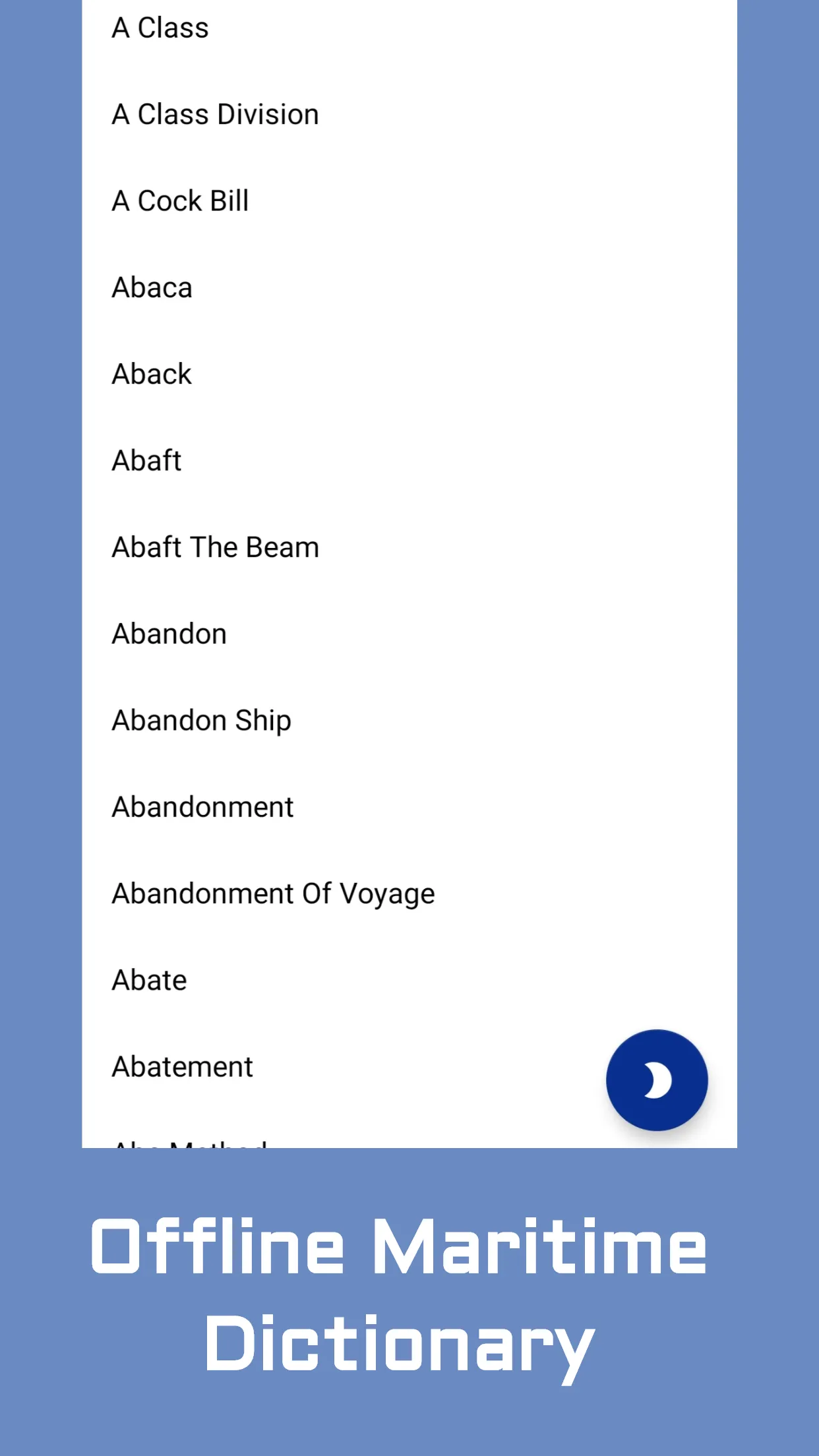 Maritime Dictionary | Indus Appstore | Screenshot