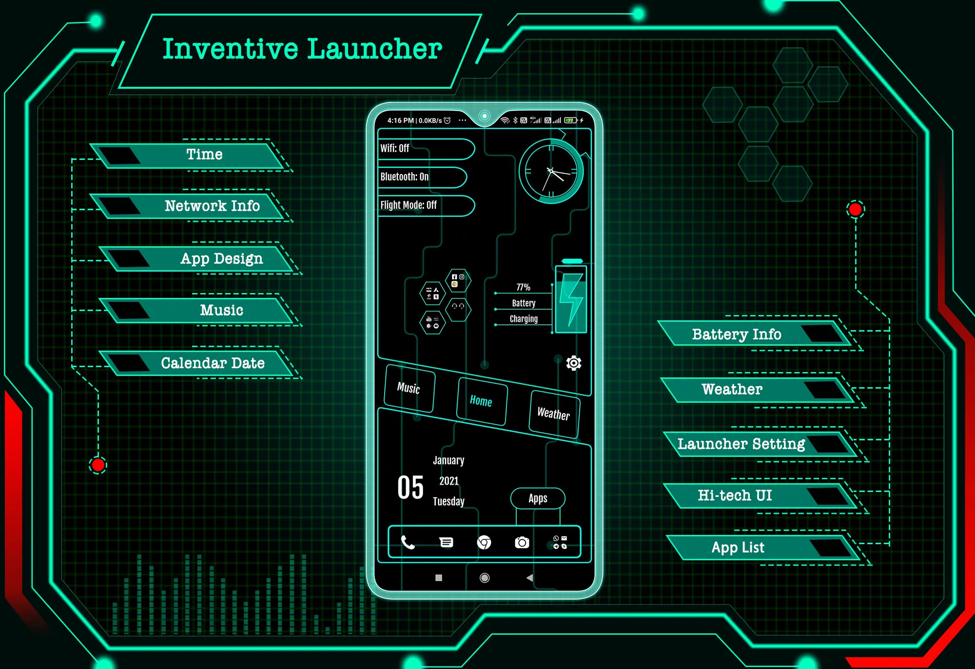 Classy Hitech Launcher | Indus Appstore | Screenshot