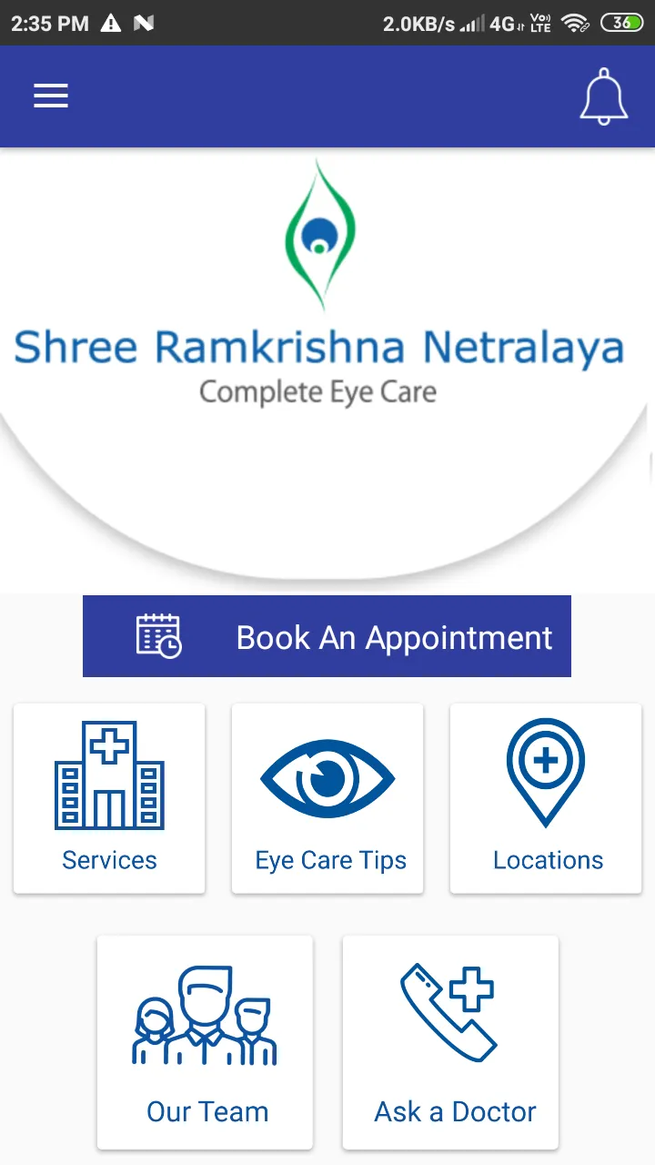 Shree Ramkrishna Netralaya | Indus Appstore | Screenshot