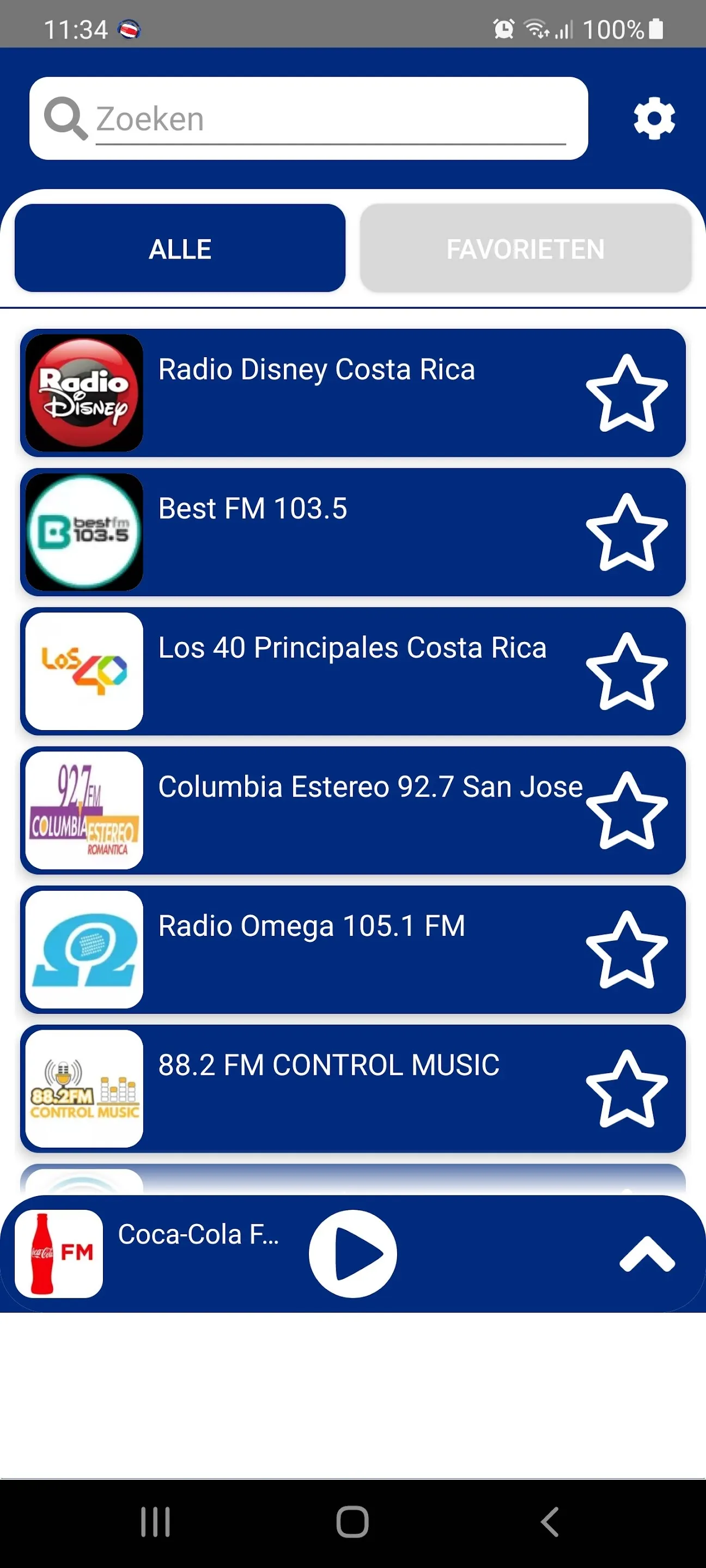 Costa Rica Radios | Indus Appstore | Screenshot