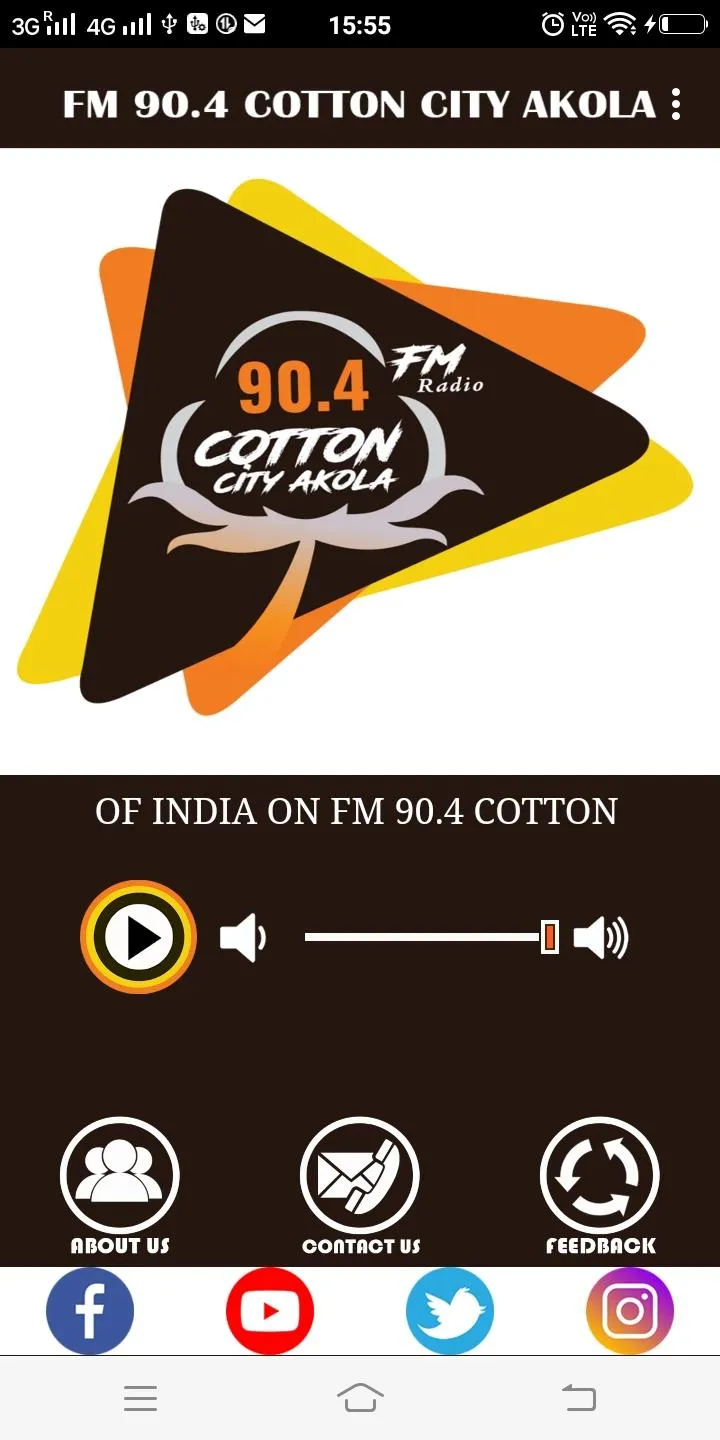 FM 90.4 COTTON CITY AKOLA | Indus Appstore | Screenshot