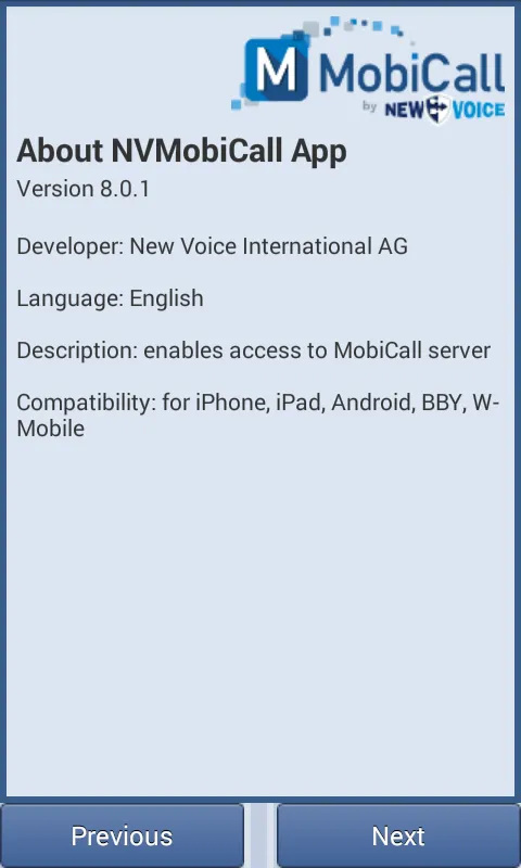 NVMobiCall | Indus Appstore | Screenshot