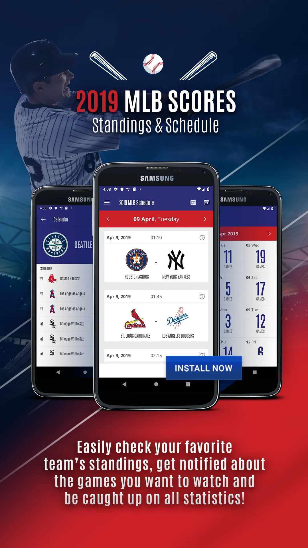 Baseball Standings Schedule 25 | Indus Appstore | Screenshot