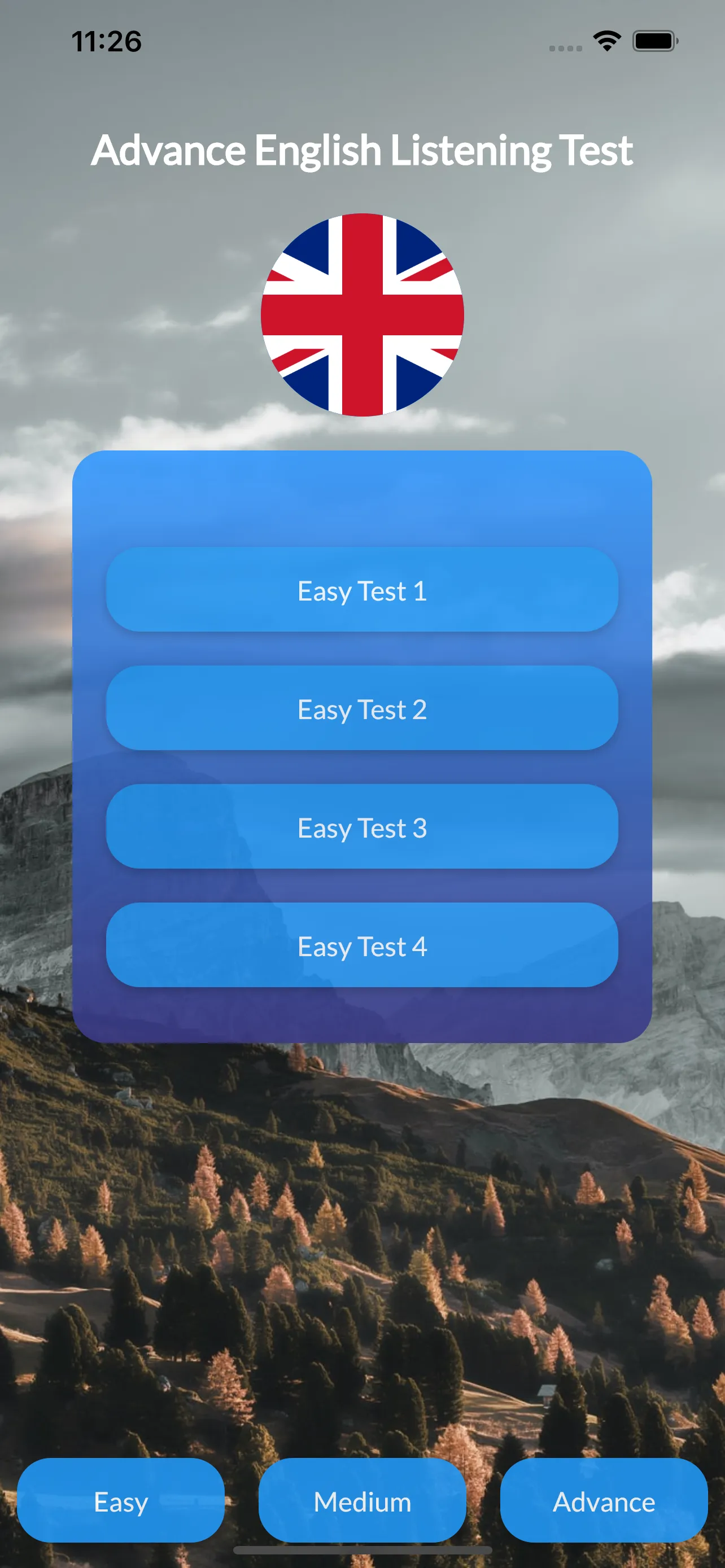 Advanced English Test | Indus Appstore | Screenshot