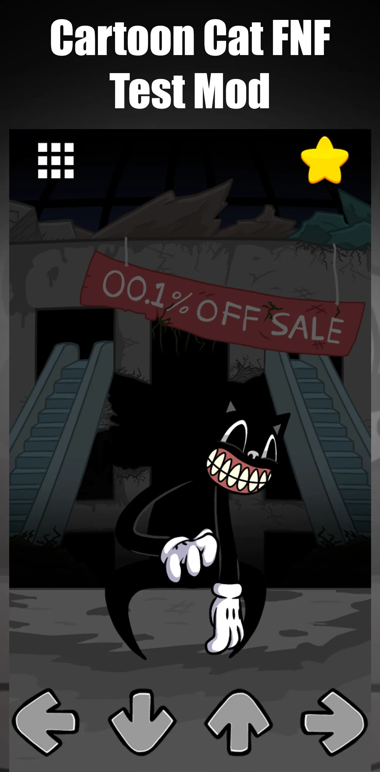 Scary Cartoon Cat FNF Mod Test | Indus Appstore | Screenshot