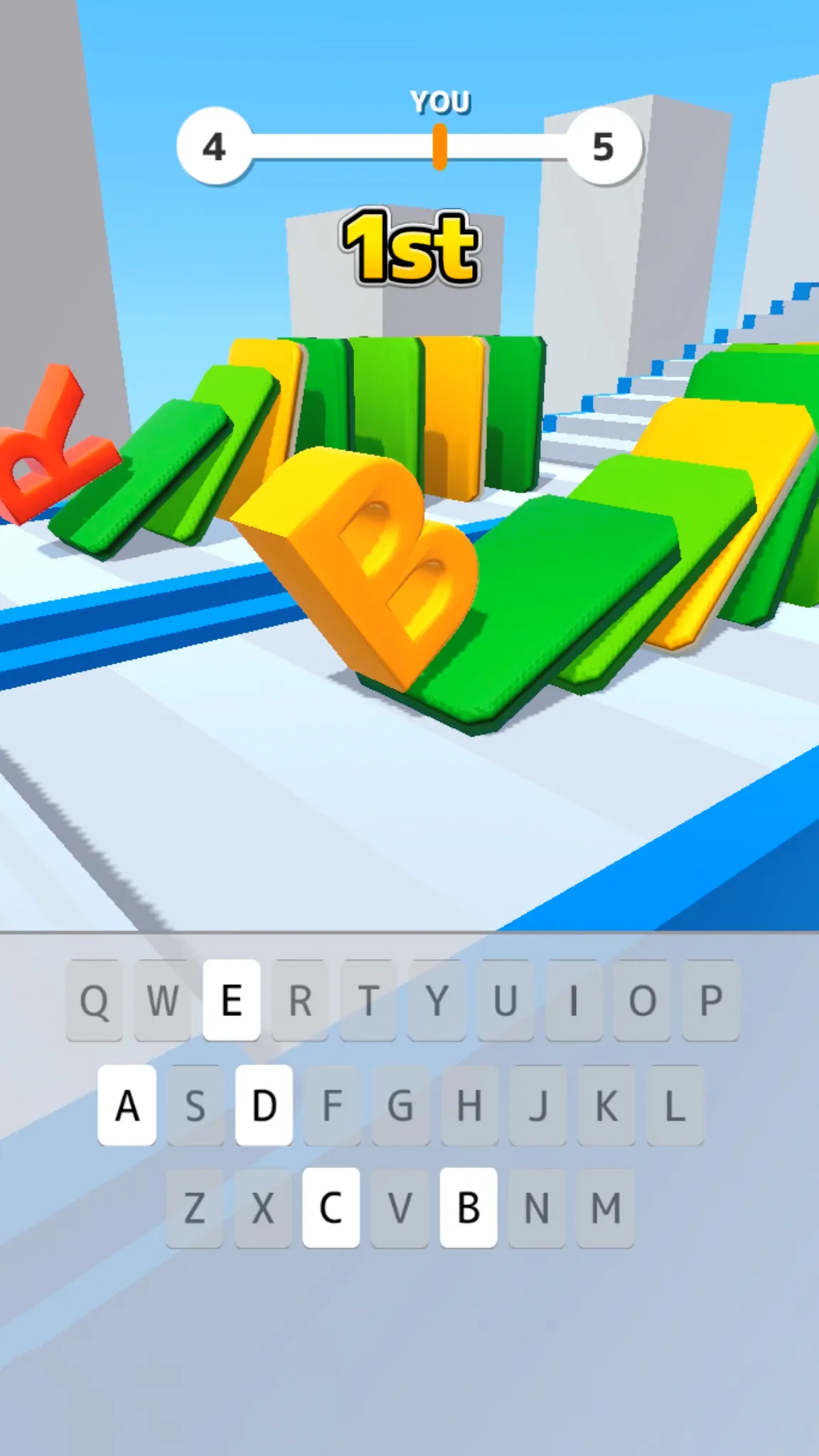 Type Spin: alphabet run game | Indus Appstore | Screenshot