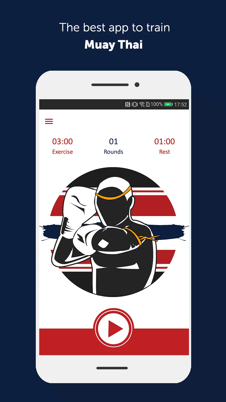 Muay Thai Interval Timer | Indus Appstore | Screenshot