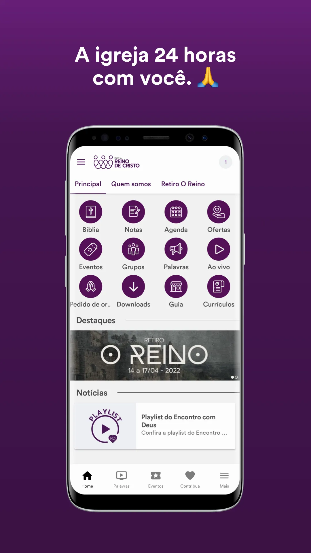 Igreja Reino de Cristo | Indus Appstore | Screenshot