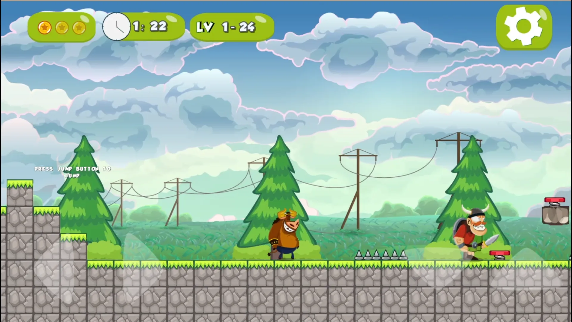 The Bull Jump Adventure Game | Indus Appstore | Screenshot