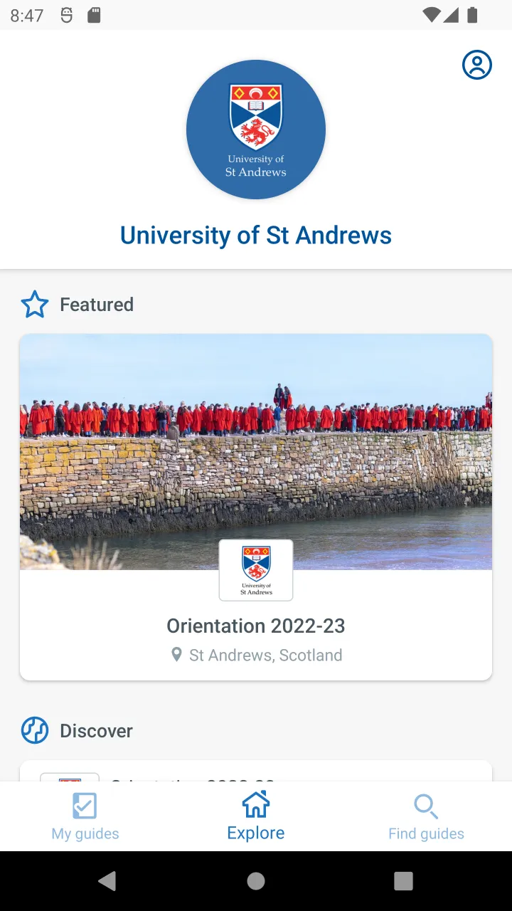 University of St Andrews | Indus Appstore | Screenshot