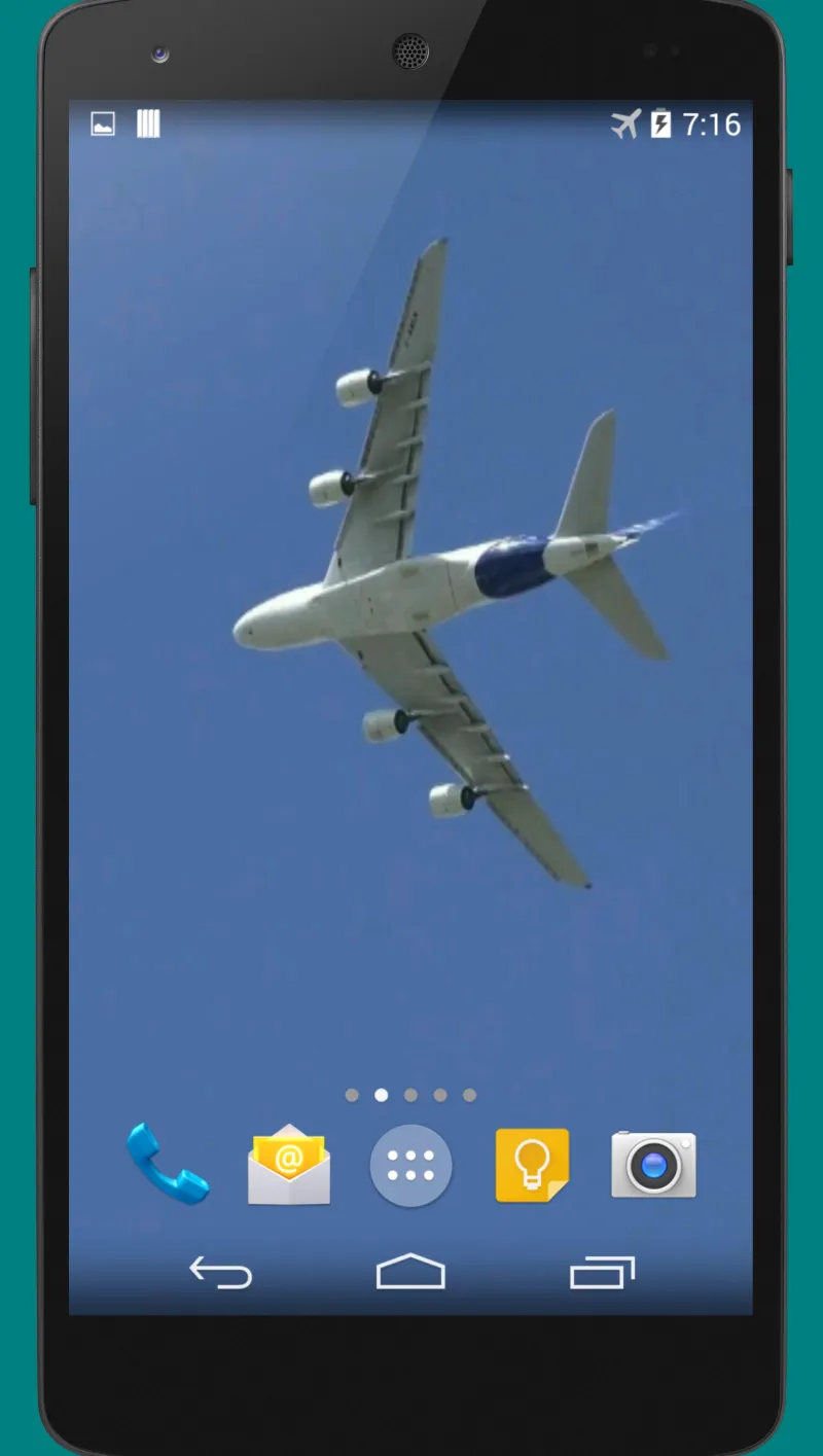 Airplane 3D Live Wallpaper | Indus Appstore | Screenshot