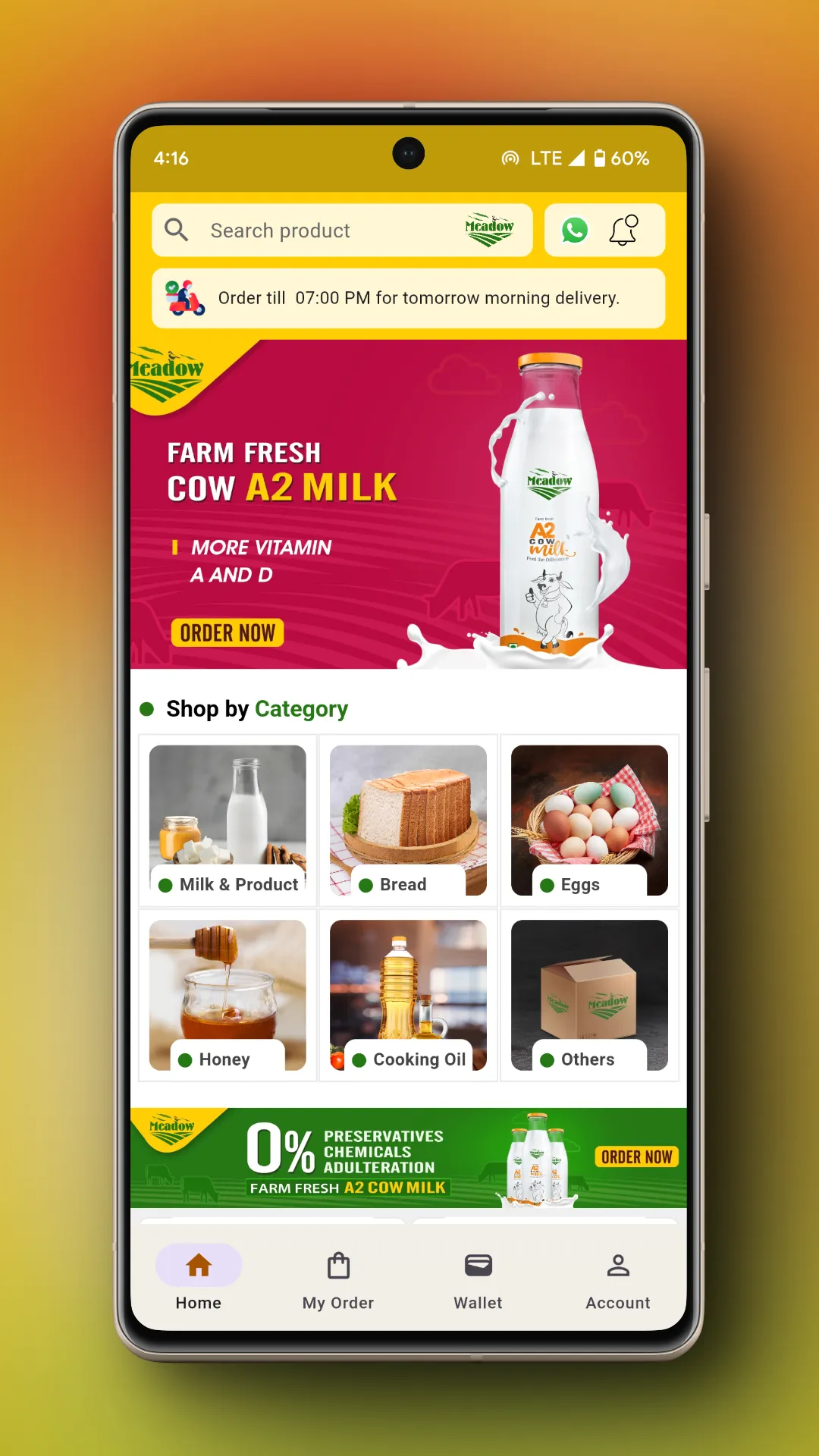 Meadow : A2 Milk & Grocery | Indus Appstore | Screenshot