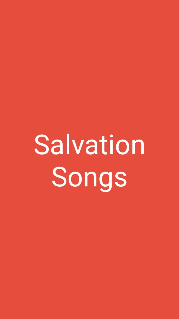 SalvationSongs | Indus Appstore | Screenshot