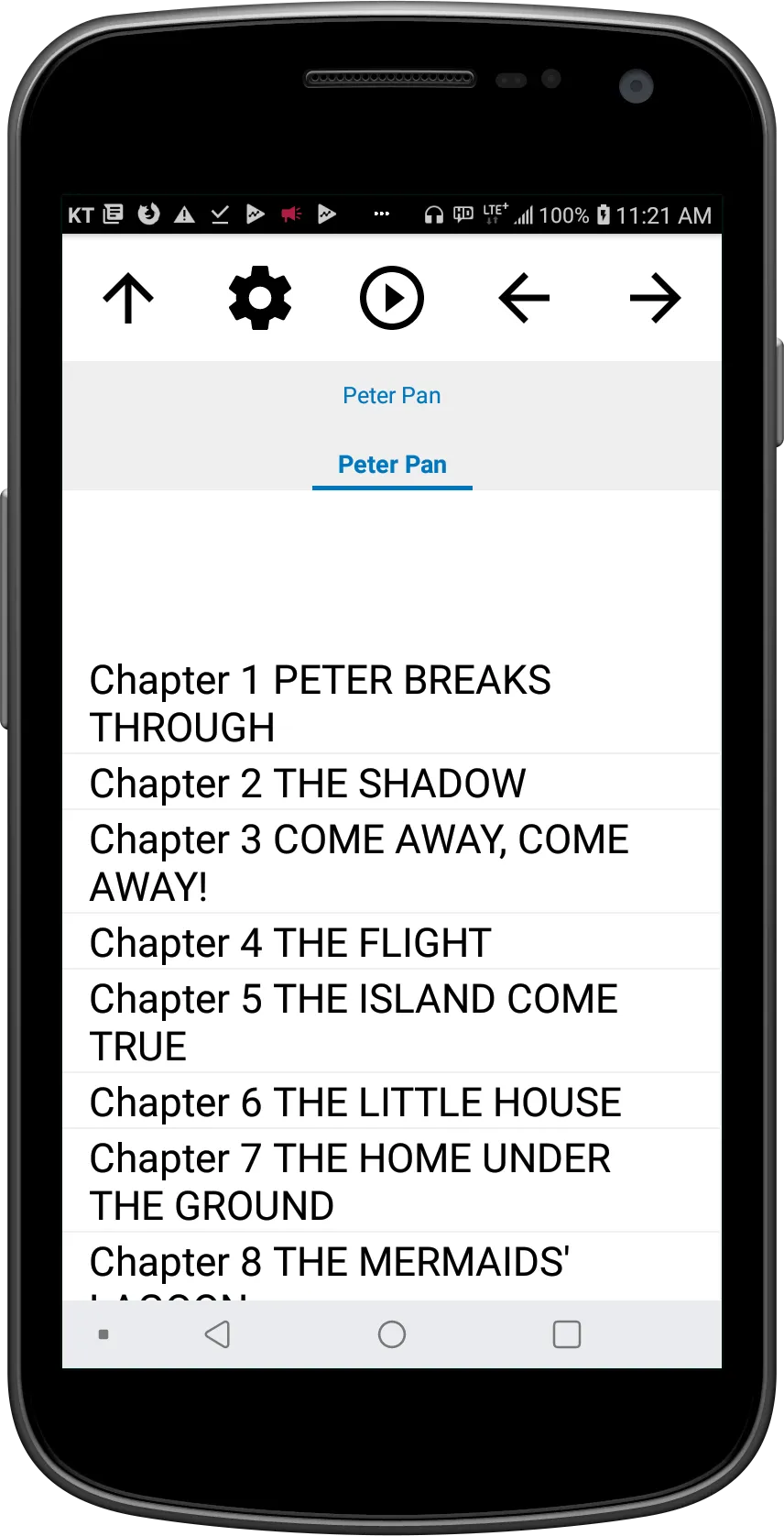 Book, Peter Pan | Indus Appstore | Screenshot