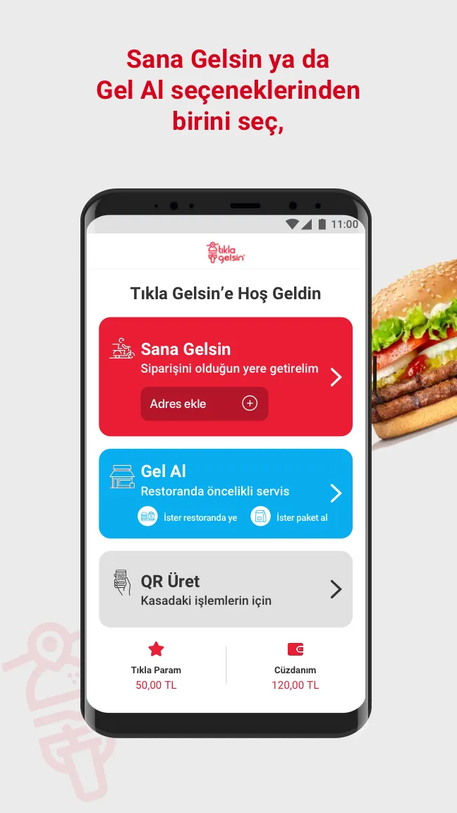 Tıkla Gelsin® - Yemek Siparişi | Indus Appstore | Screenshot