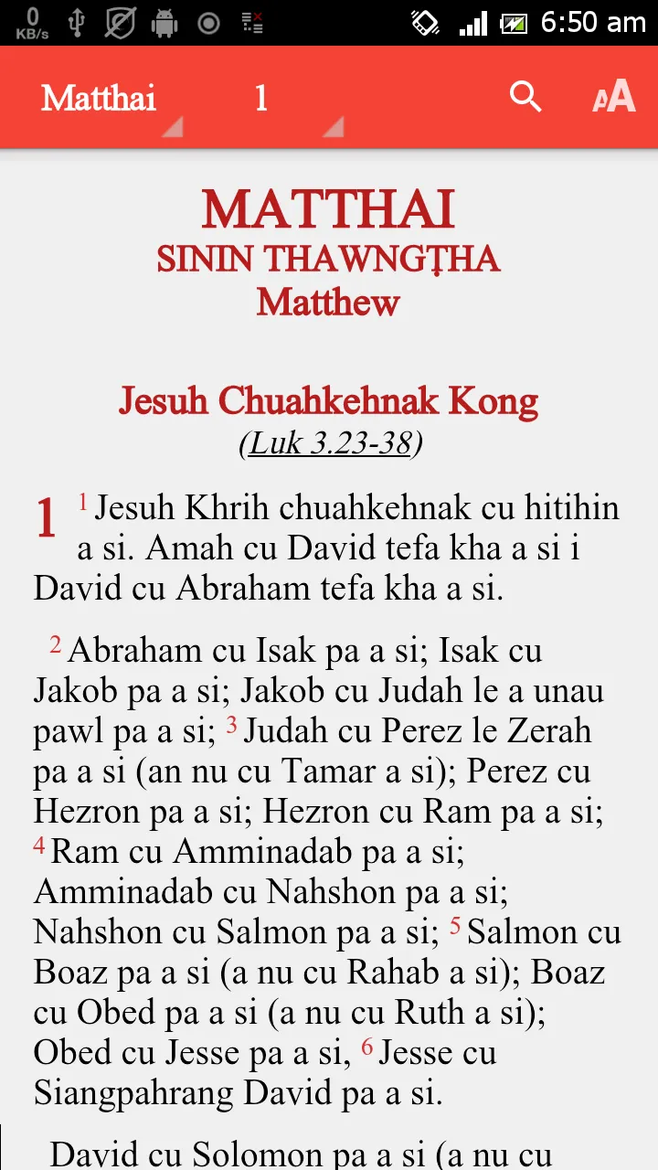 Hakha Bible | Indus Appstore | Screenshot