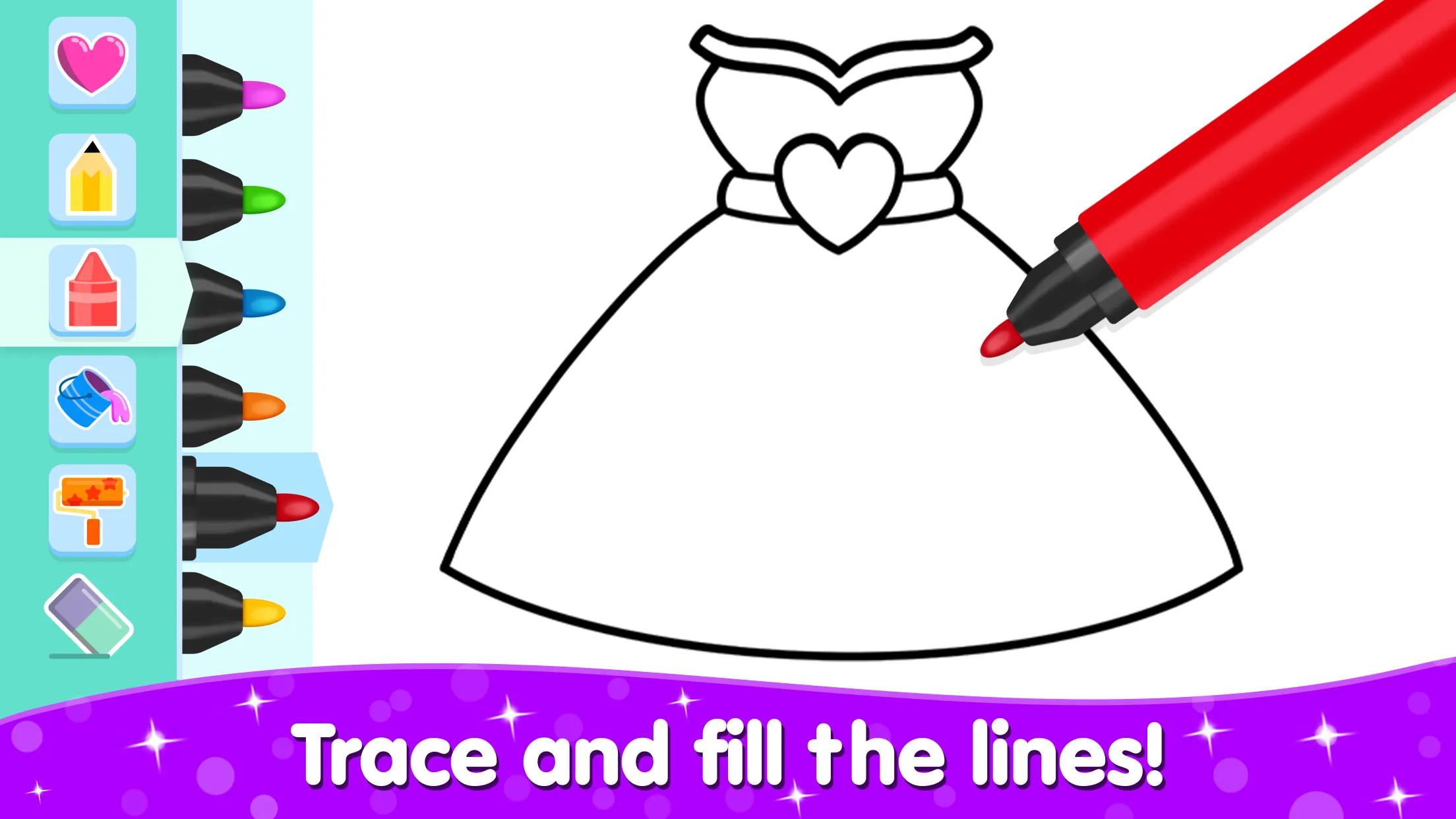 Coloring and Drawing For Girls | Indus Appstore | Screenshot