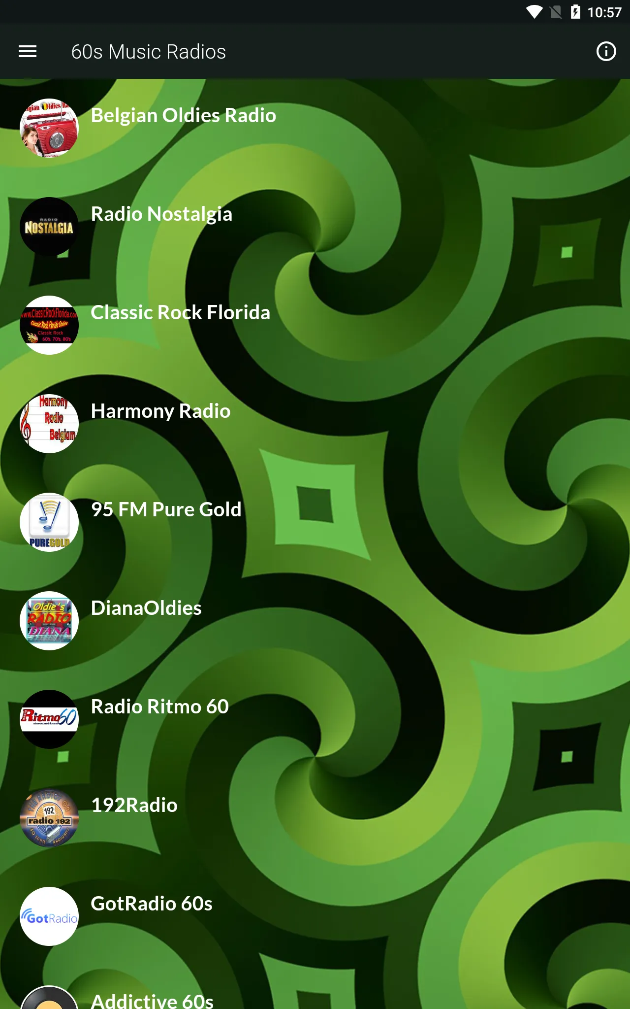 60s Music Radios | Indus Appstore | Screenshot