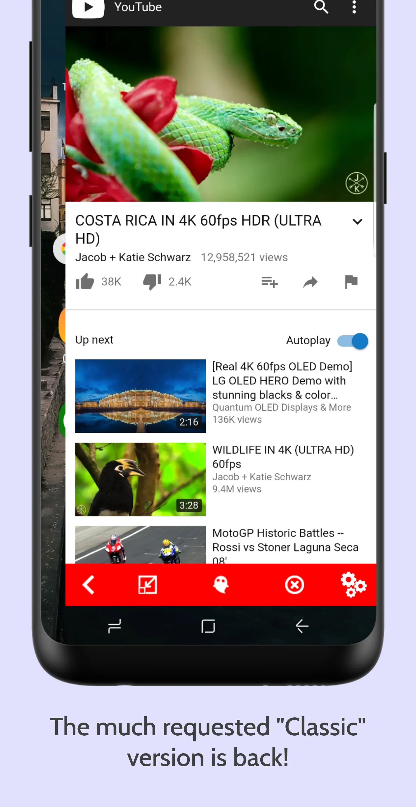 Minimizer for YouTube Classic | Indus Appstore | Screenshot