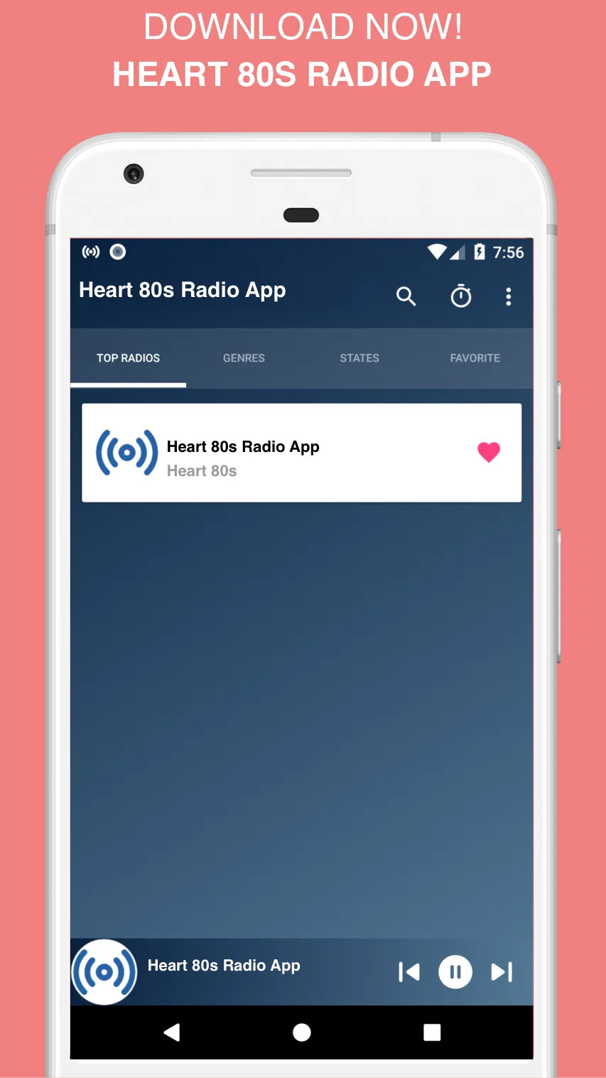 Heart 80s Radio App UK | Indus Appstore | Screenshot