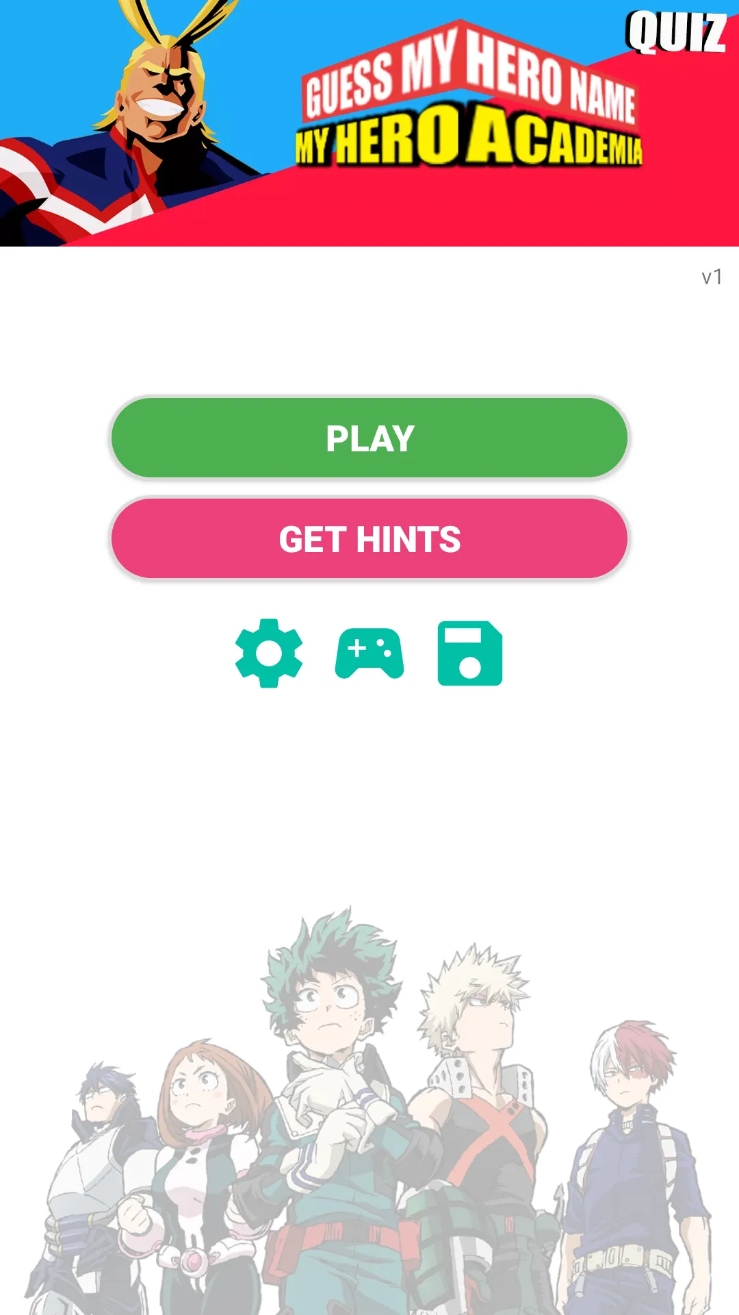 Hero Academia Anime Quiz Game | Indus Appstore | Screenshot