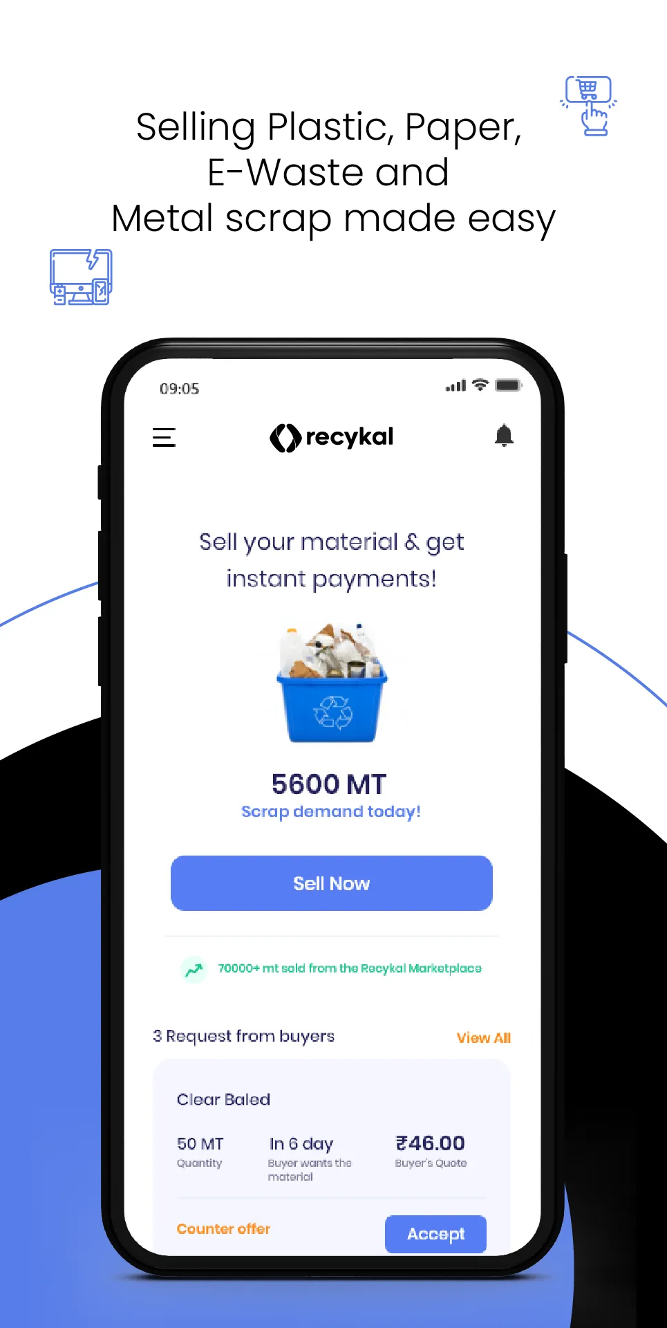 Recykal Marketplace for Seller | Indus Appstore | Screenshot