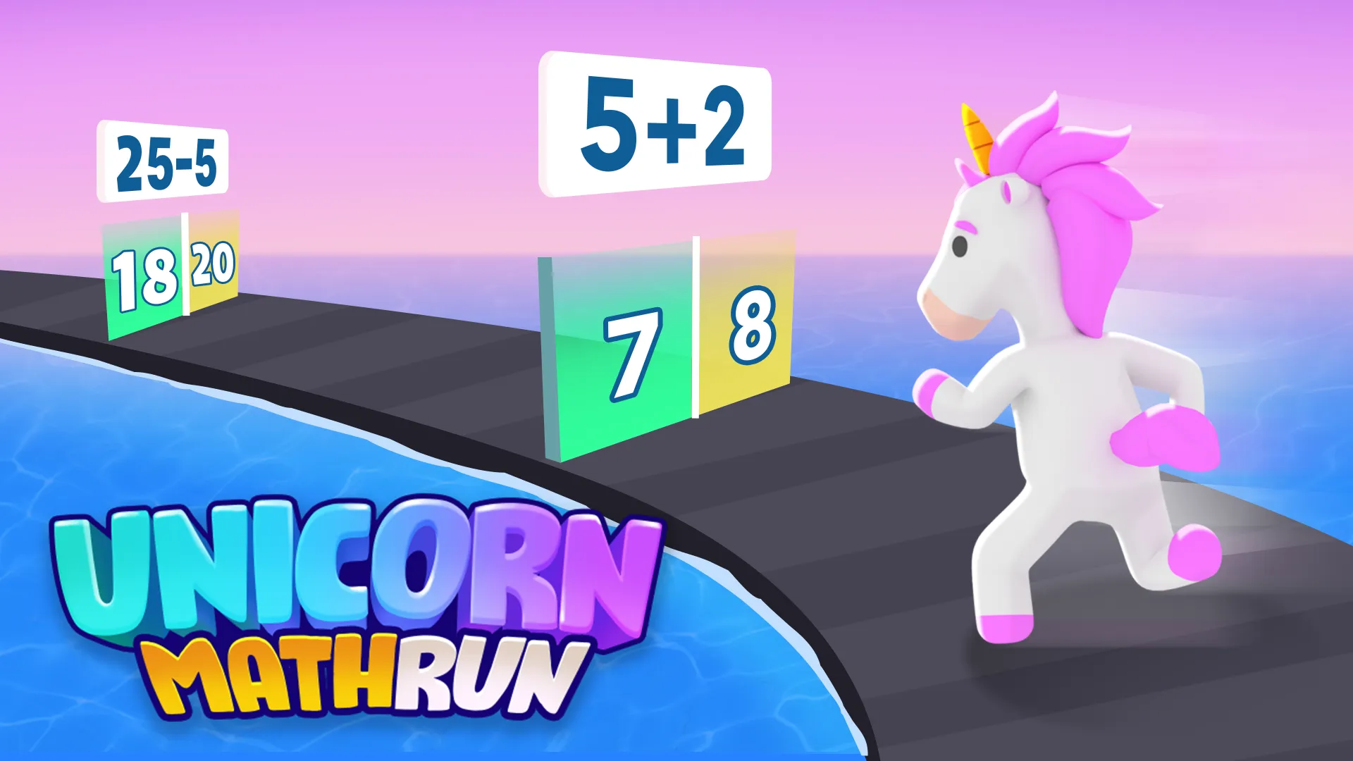 Unicorn Dash Game: Math Runner | Indus Appstore | Screenshot