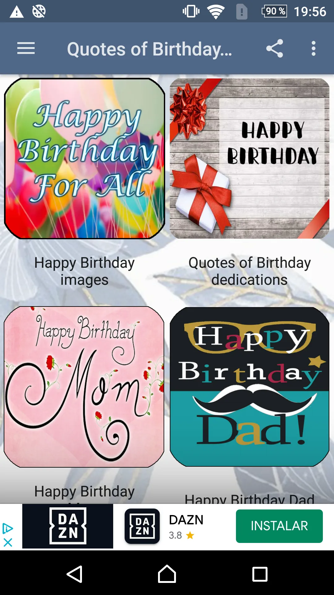 TEXT TO SEND ON BIRTHDAYS | Indus Appstore | Screenshot