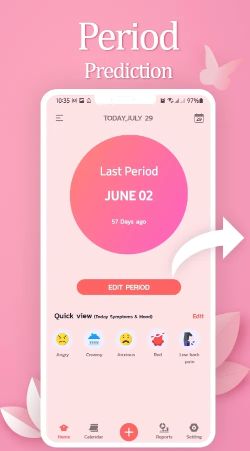 Period Tracker - Cycle Tracker | Indus Appstore | Screenshot