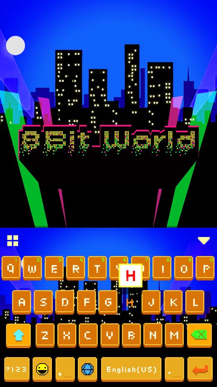 bitworld Keyboard Theme | Indus Appstore | Screenshot