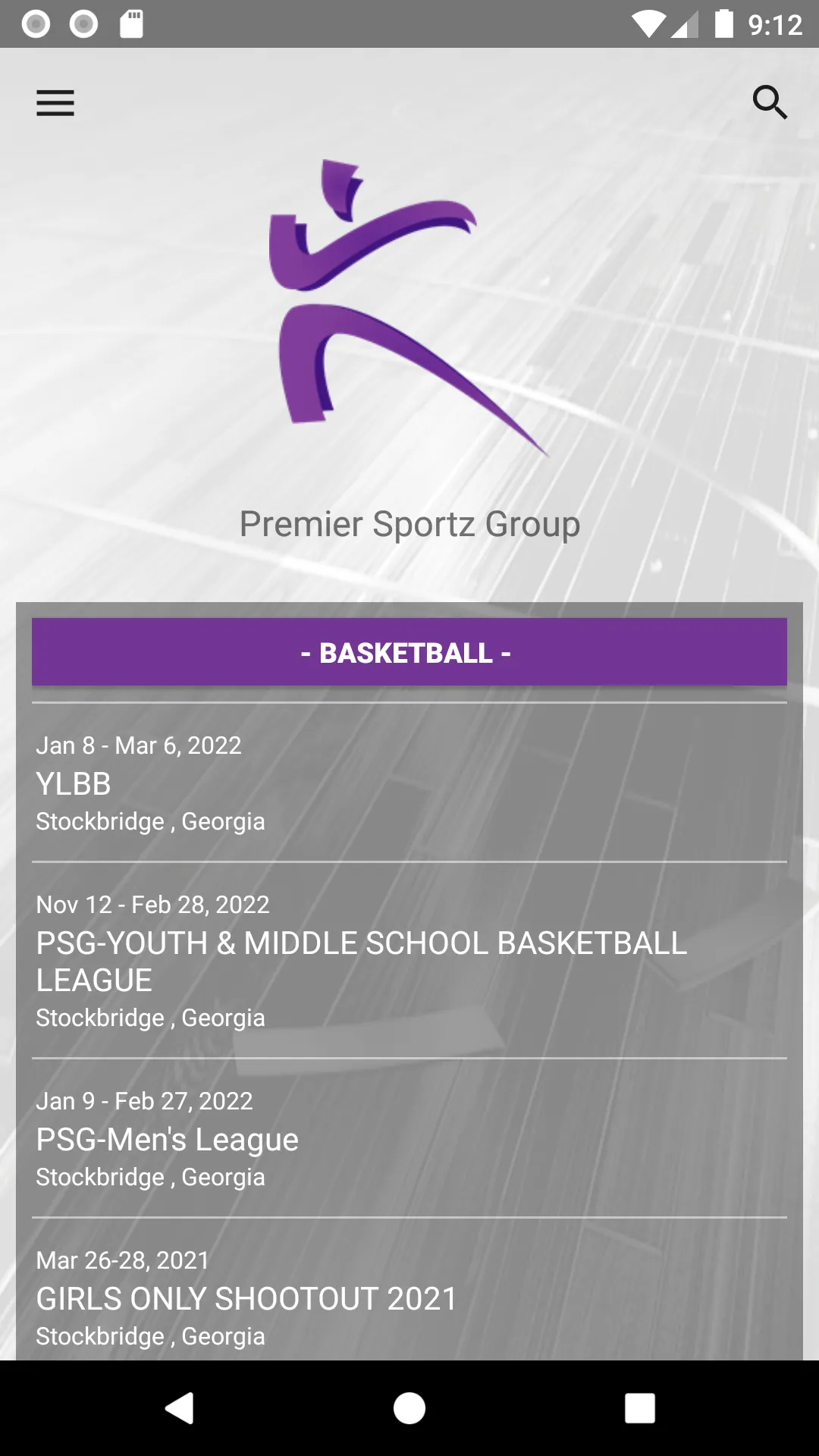 Premier Sportz Group | Indus Appstore | Screenshot