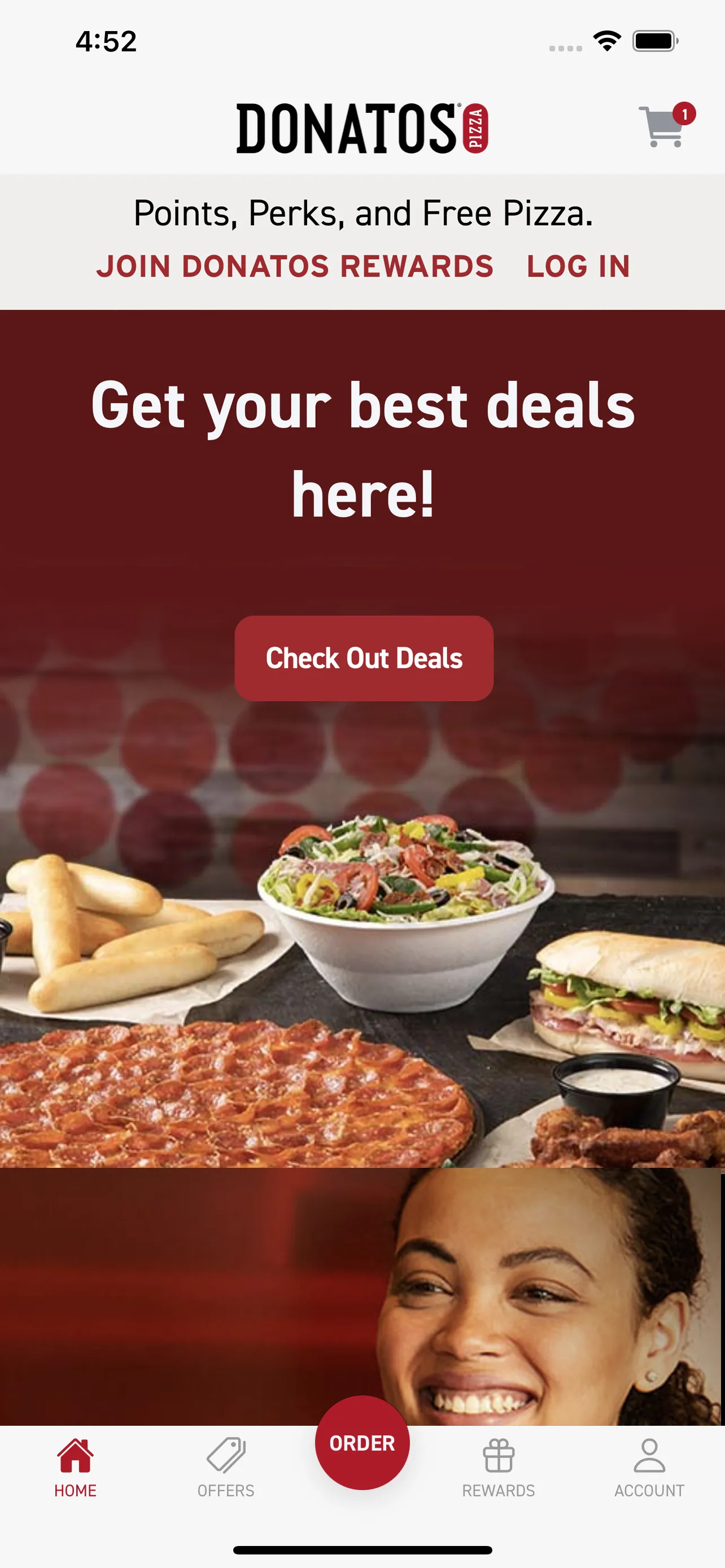 Donatos Pizza | Indus Appstore | Screenshot