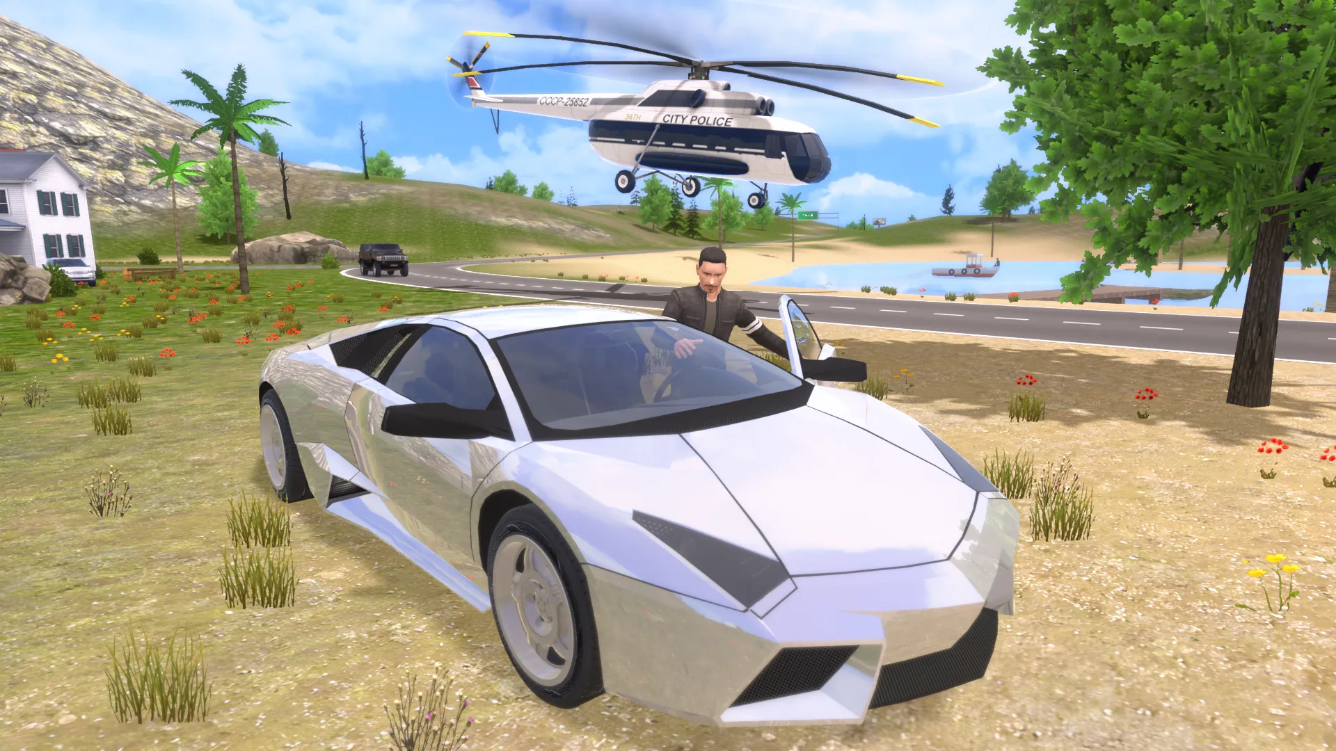 Helicopter Flying Car Driving | Indus Appstore | Screenshot