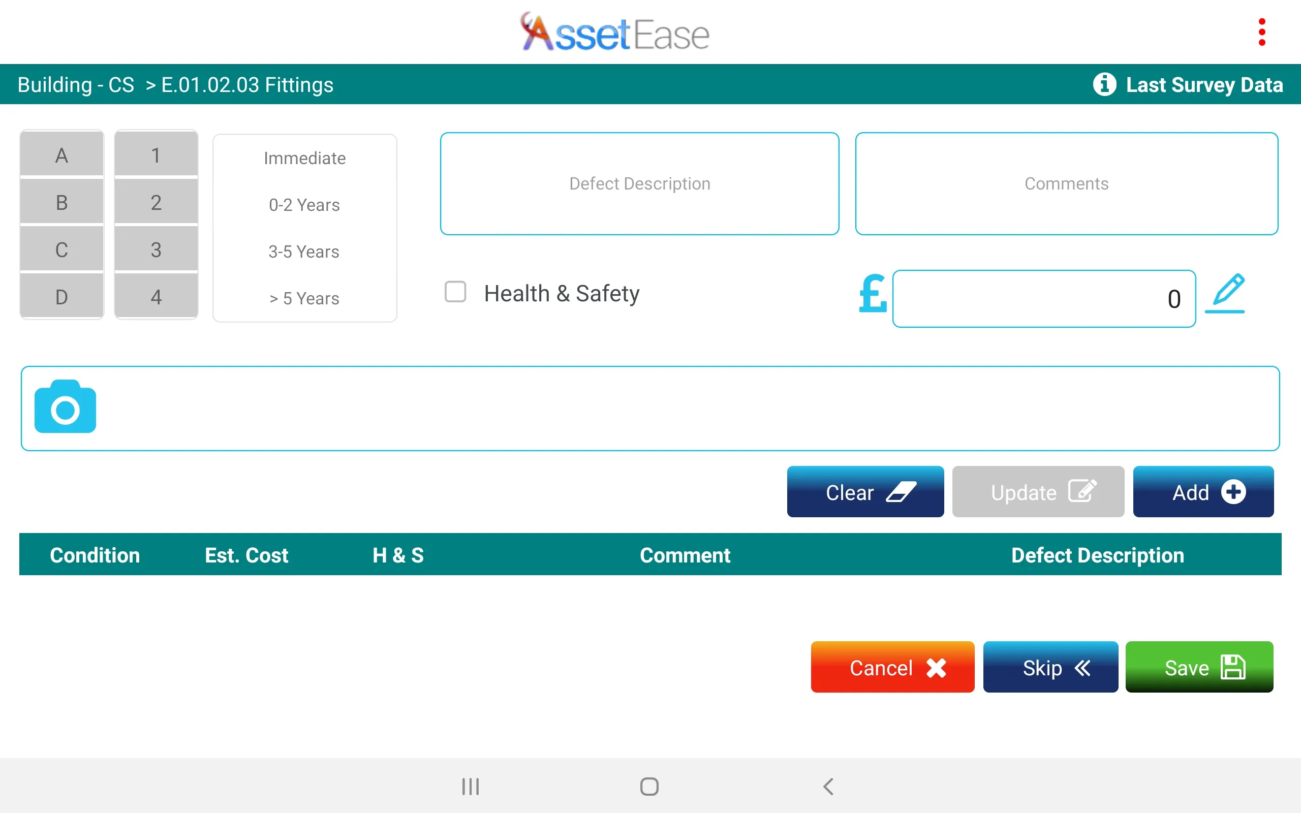 Asset Ease, Condition Survey | Indus Appstore | Screenshot