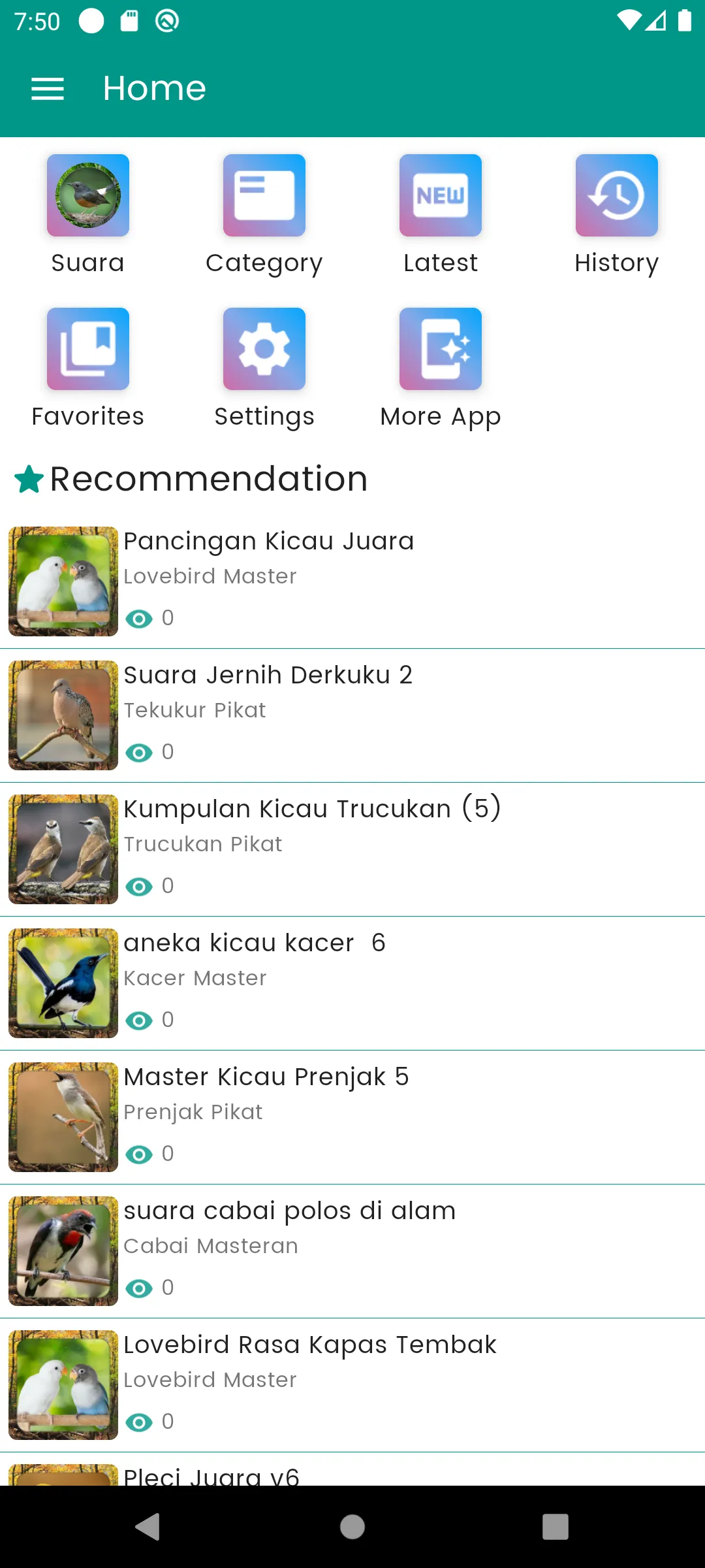 Suara Burung Murai Betina | Indus Appstore | Screenshot