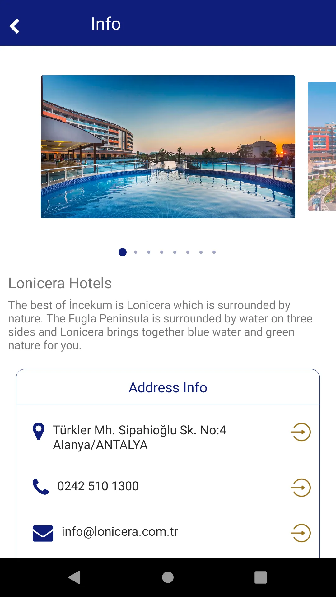 Lonicera Hotels | Indus Appstore | Screenshot