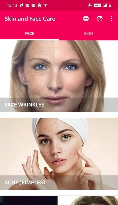 Skin and Face Care - acne, fai | Indus Appstore | Screenshot