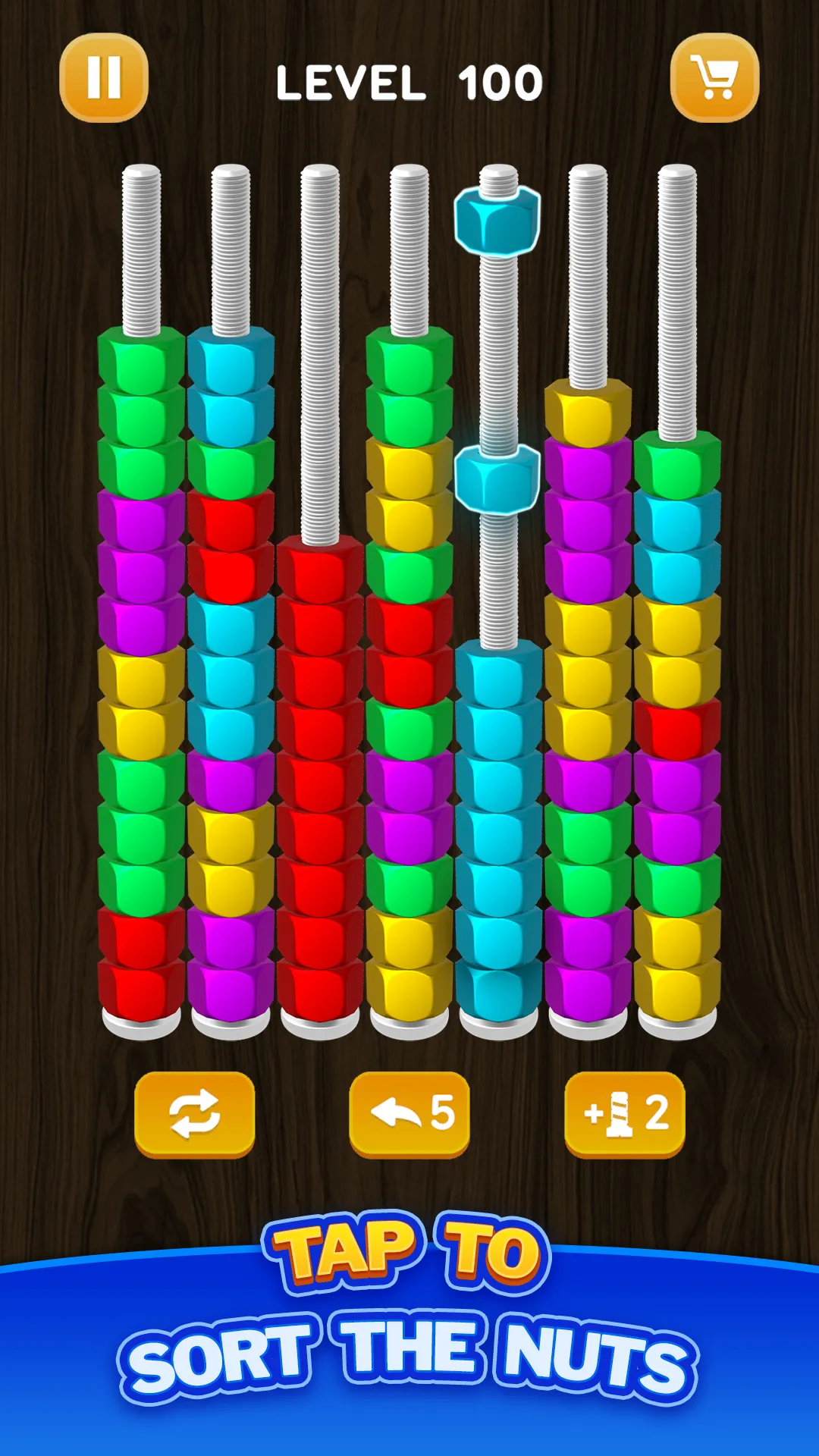 Nut Sort Puzzle - Color Sort | Indus Appstore | Screenshot