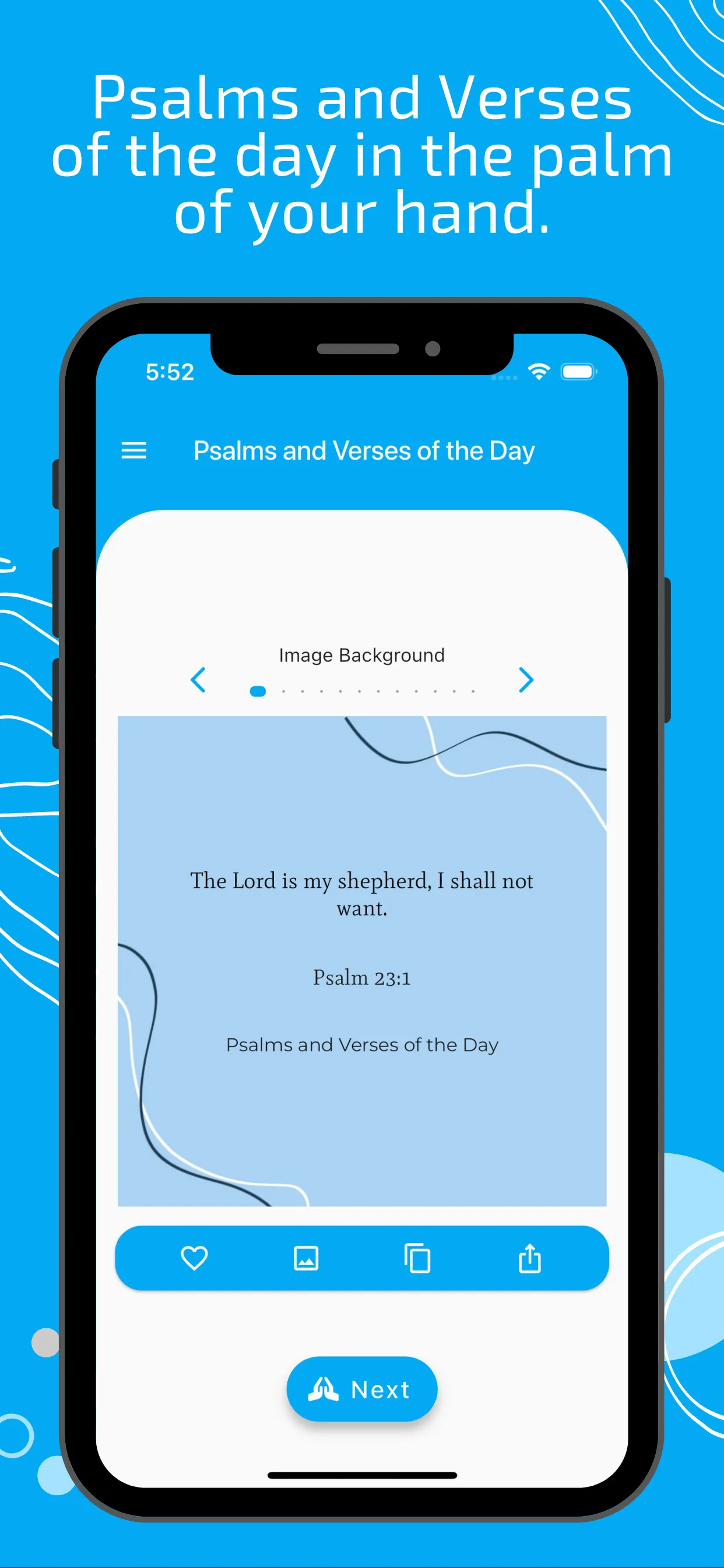 Psalm and Versicles of the Day | Indus Appstore | Screenshot