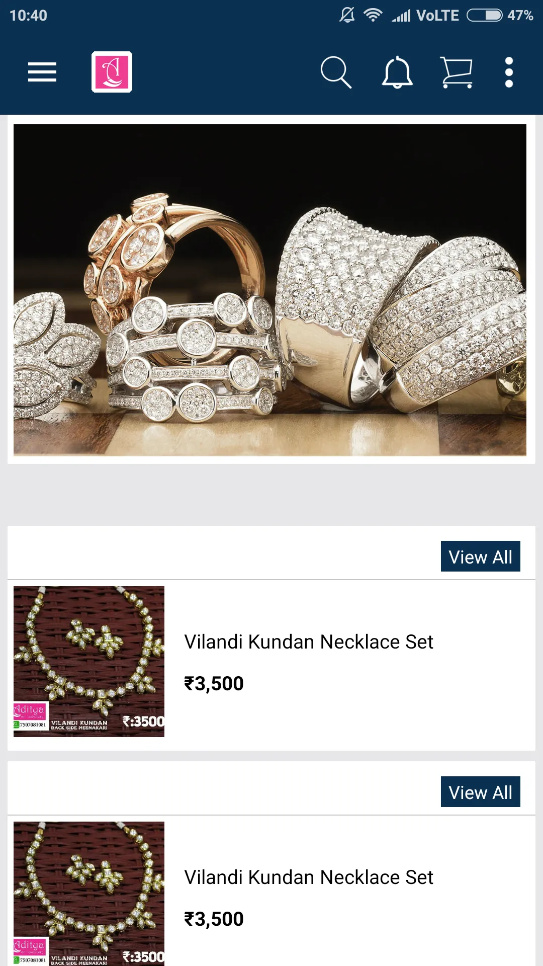 Aditya Jewellery | Indus Appstore | Screenshot