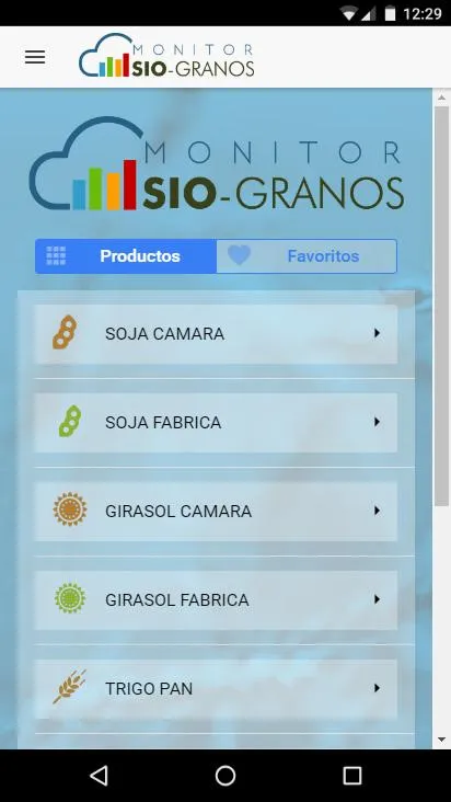 Monitor SIO Granos | Indus Appstore | Screenshot