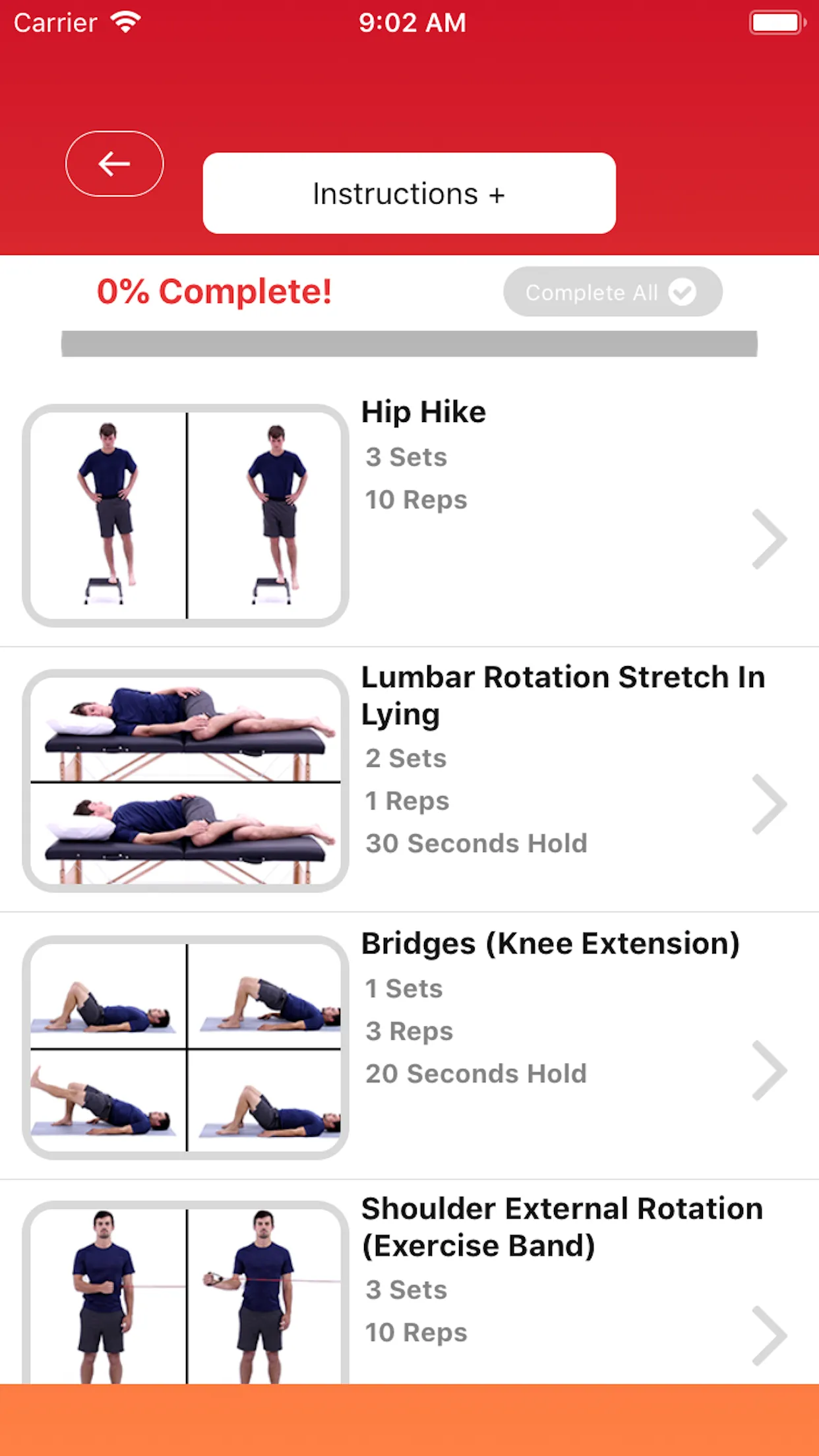 TheraFit Physical Therapy | Indus Appstore | Screenshot